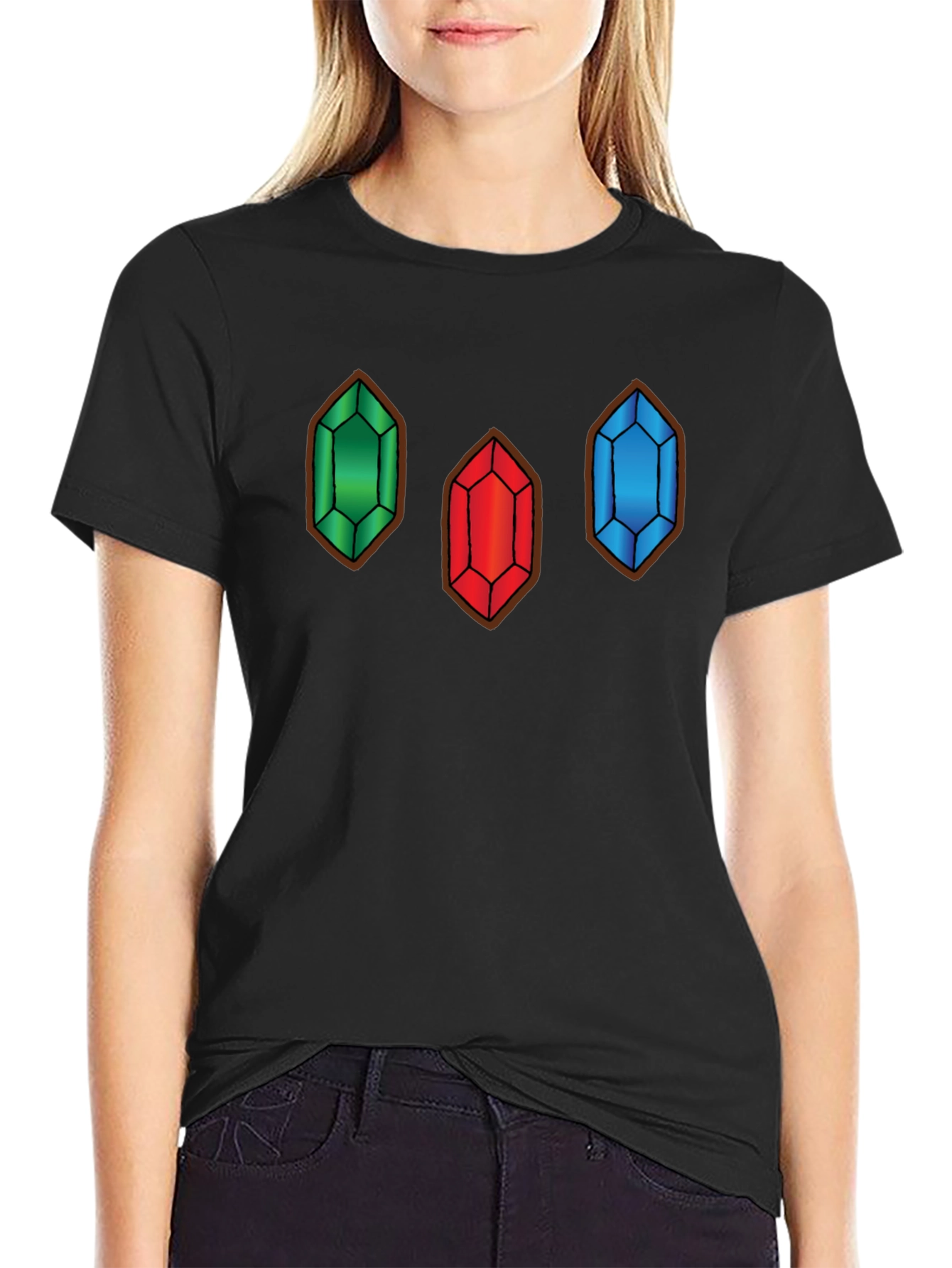 Triforce Gem T-Shirt - Gamer Style!