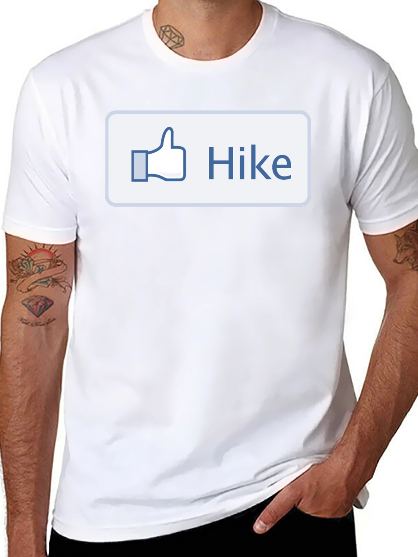 Like Hike Black T-Shirt