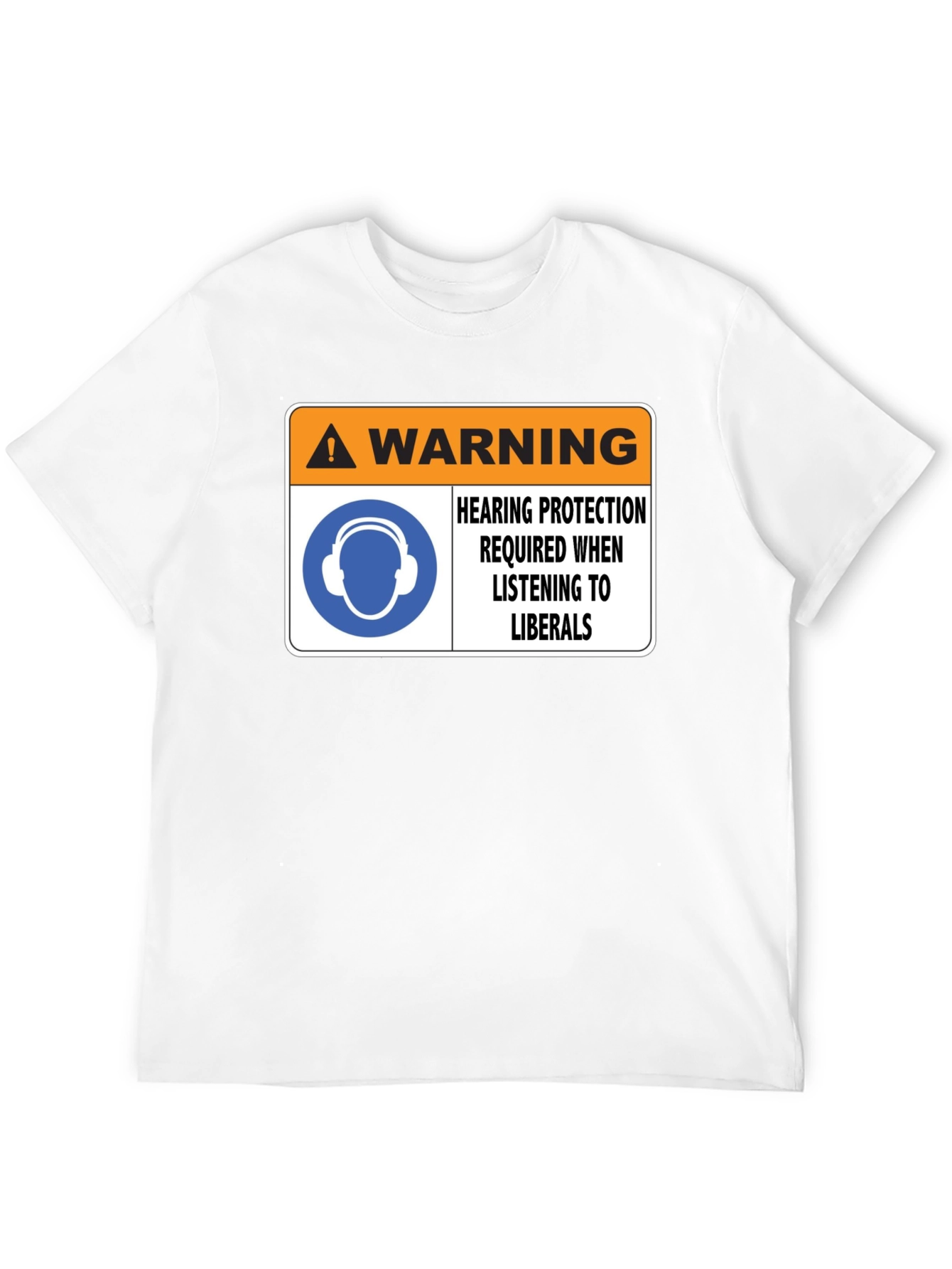 Warning Hearing Protection Required T-Shirt