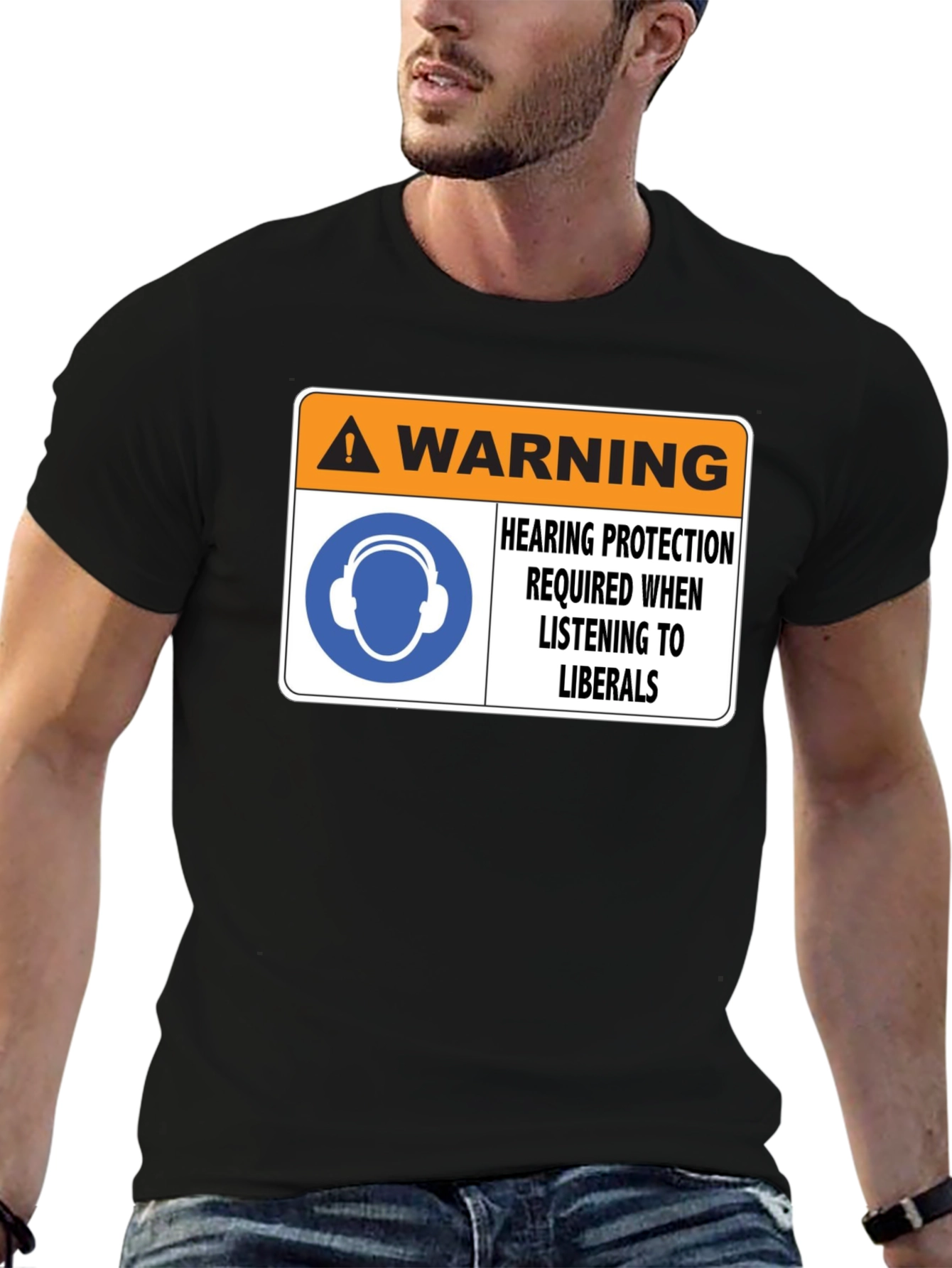Warning Hearing Protection Required T-Shirt