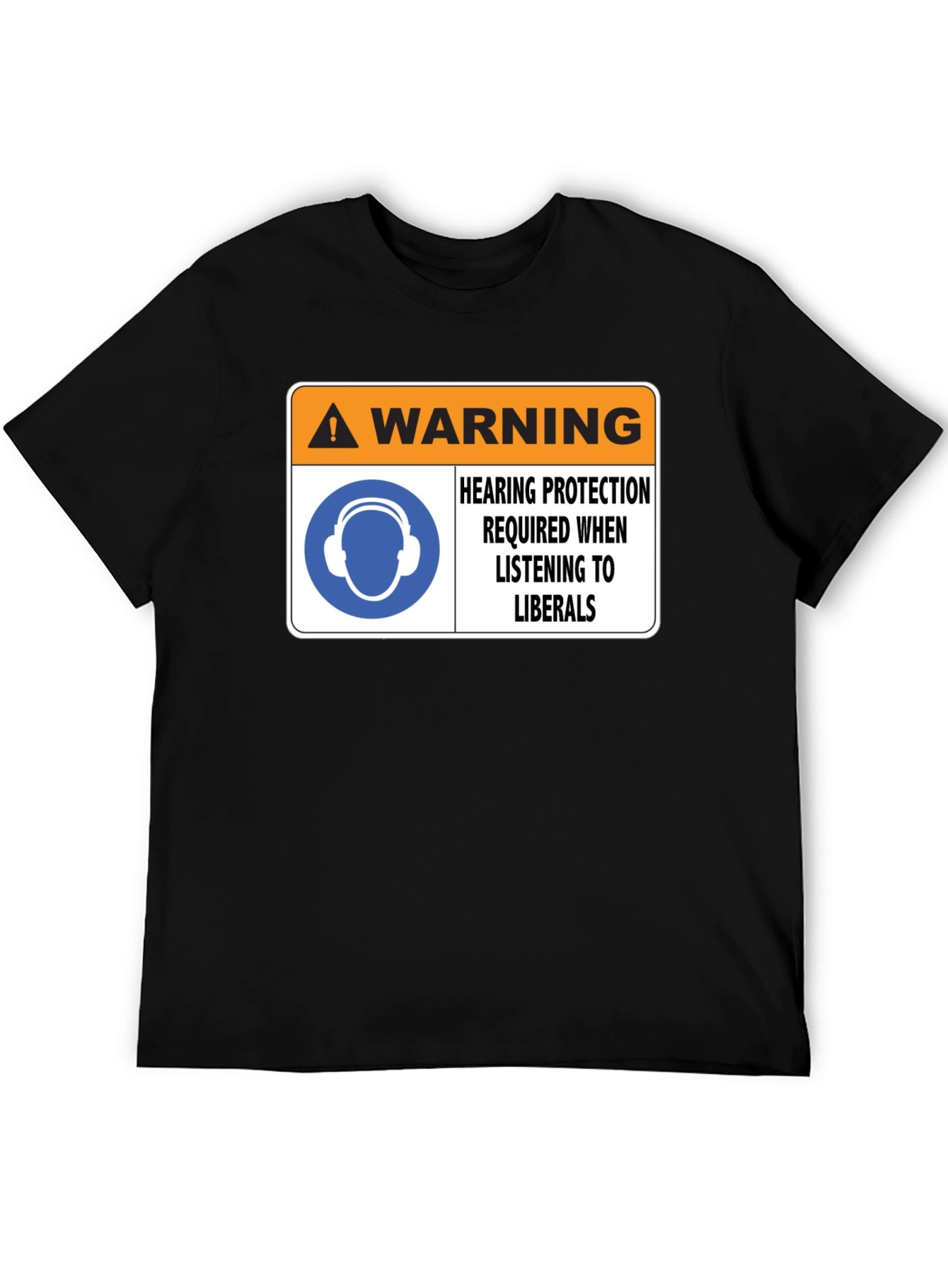 Warning Hearing Protection Required T-Shirt