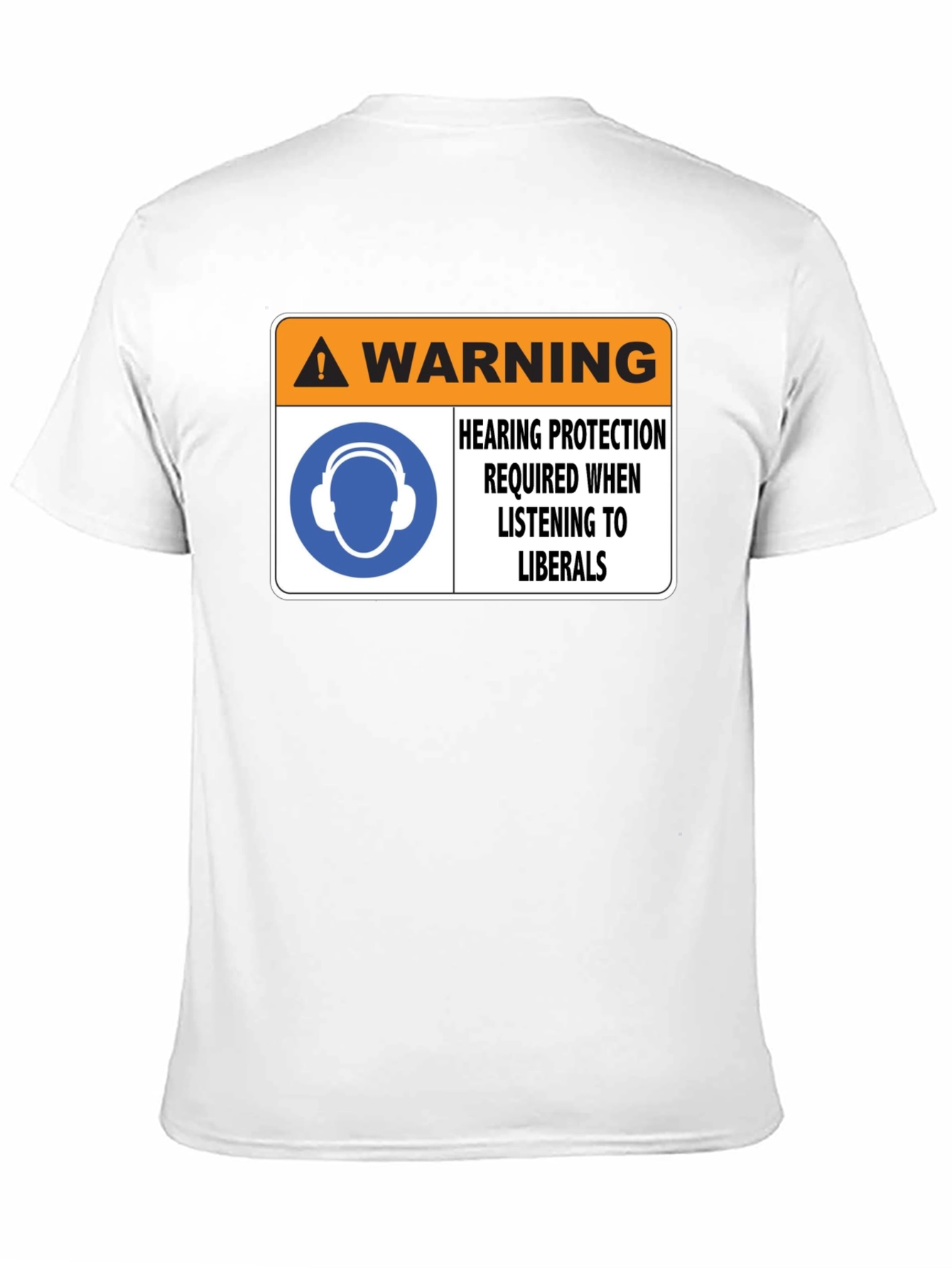 Warning Hearing Protection Required T-Shirt