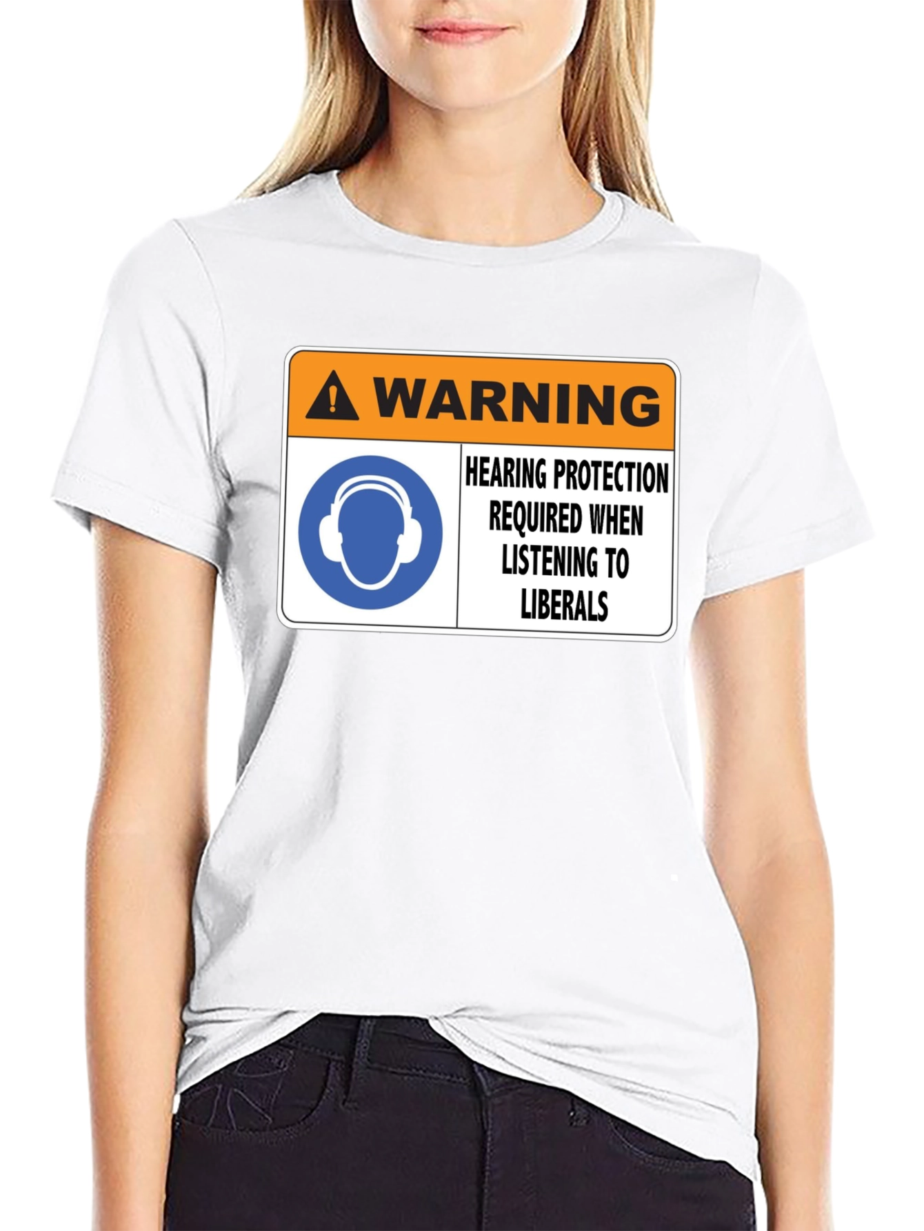 Warning Hearing Protection Required T-Shirt