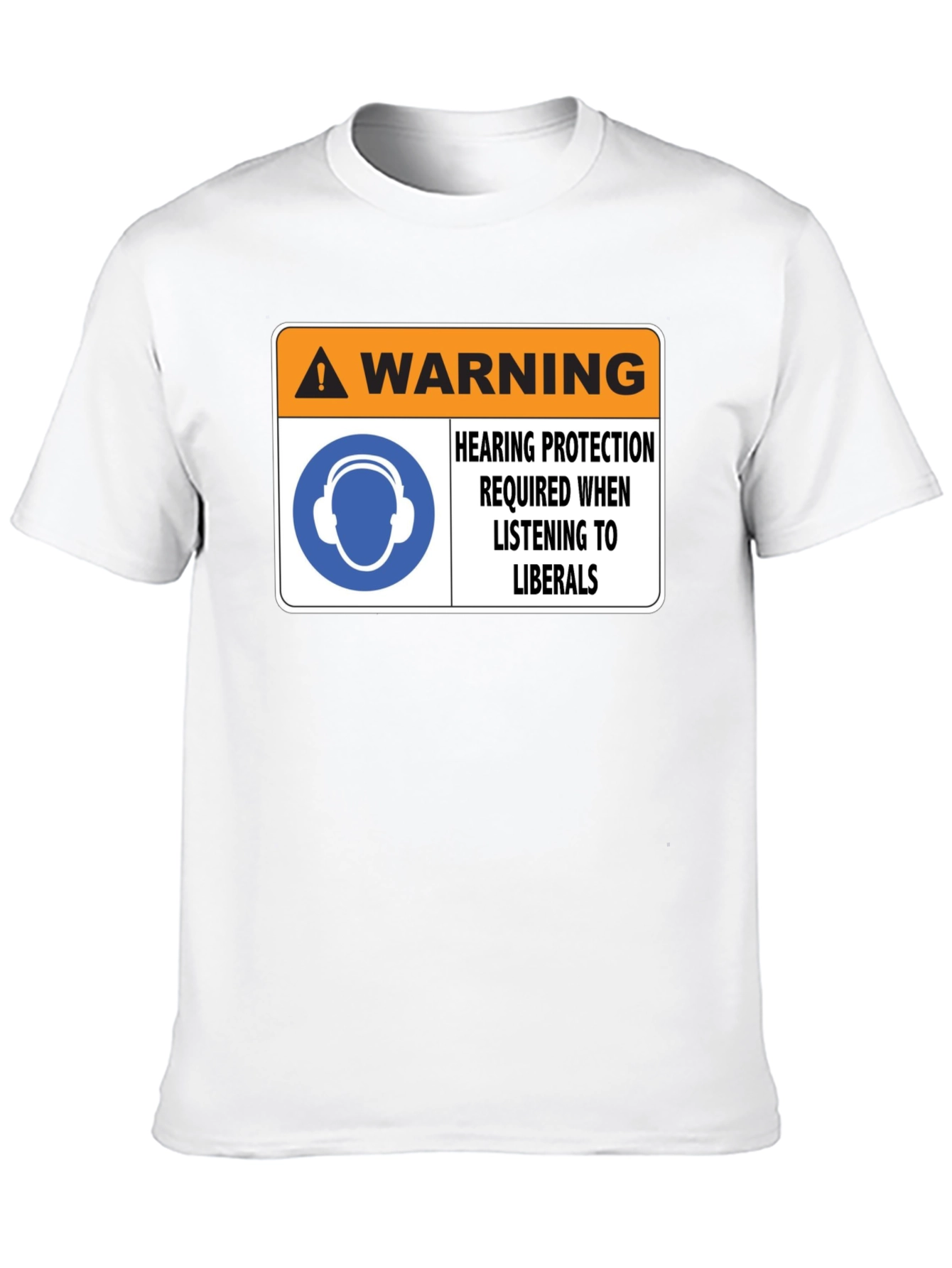 Warning Hearing Protection Required T-Shirt