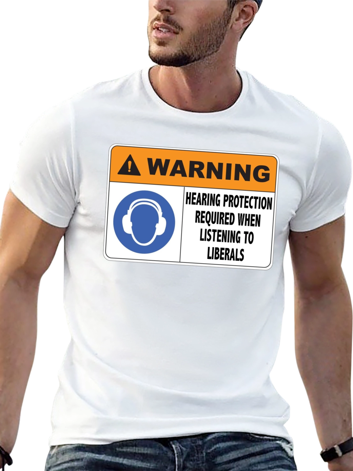 Warning Hearing Protection Required T-Shirt