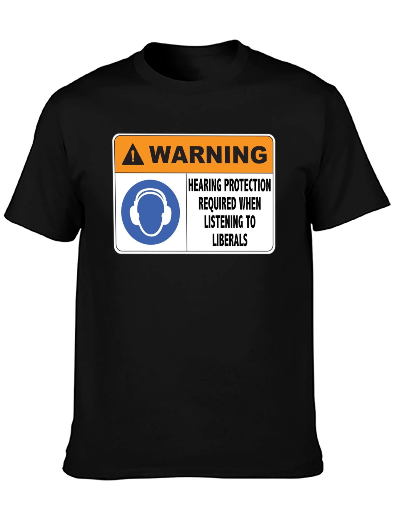Warning Hearing Protection Required T-Shirt