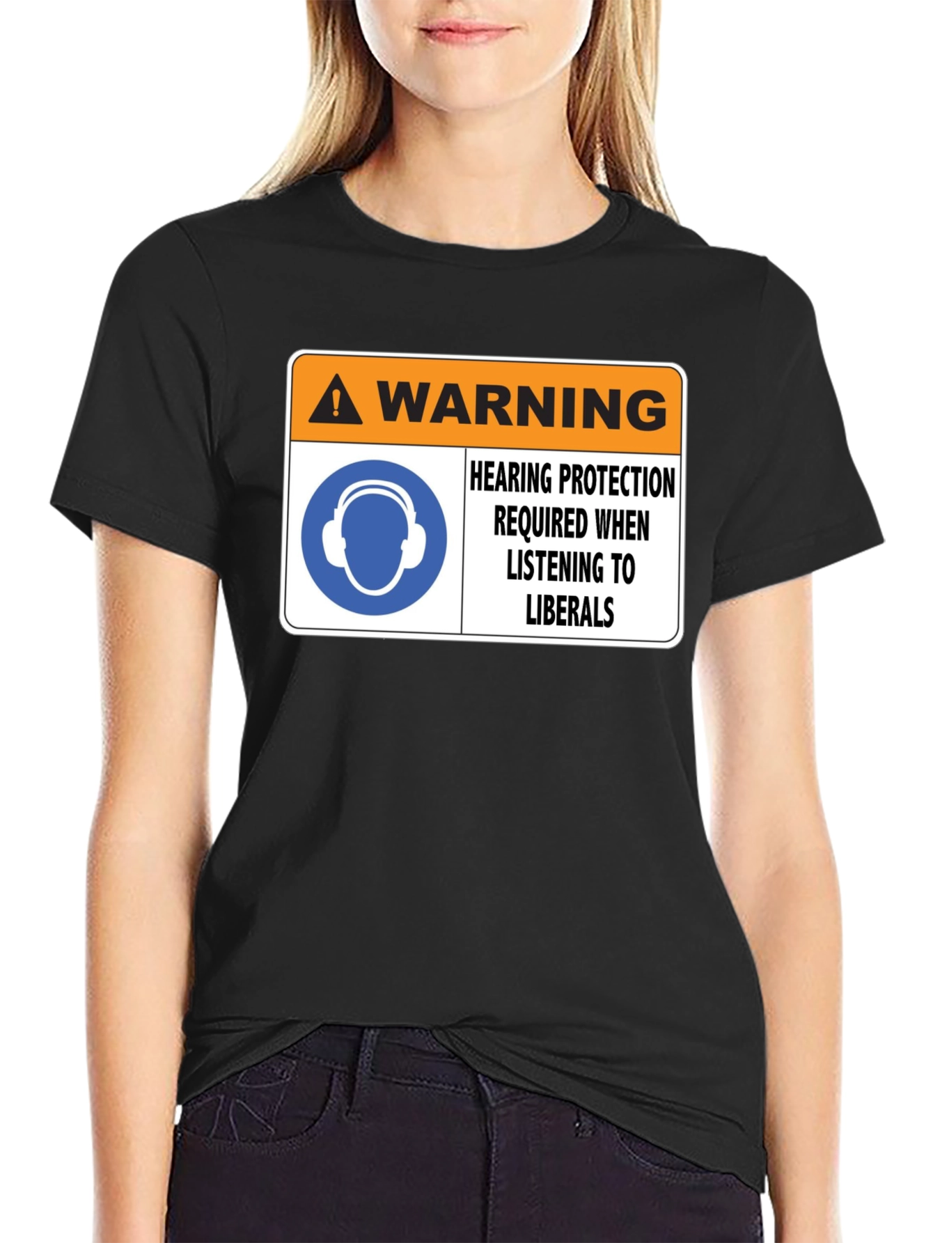 Warning Hearing Protection Required T-Shirt