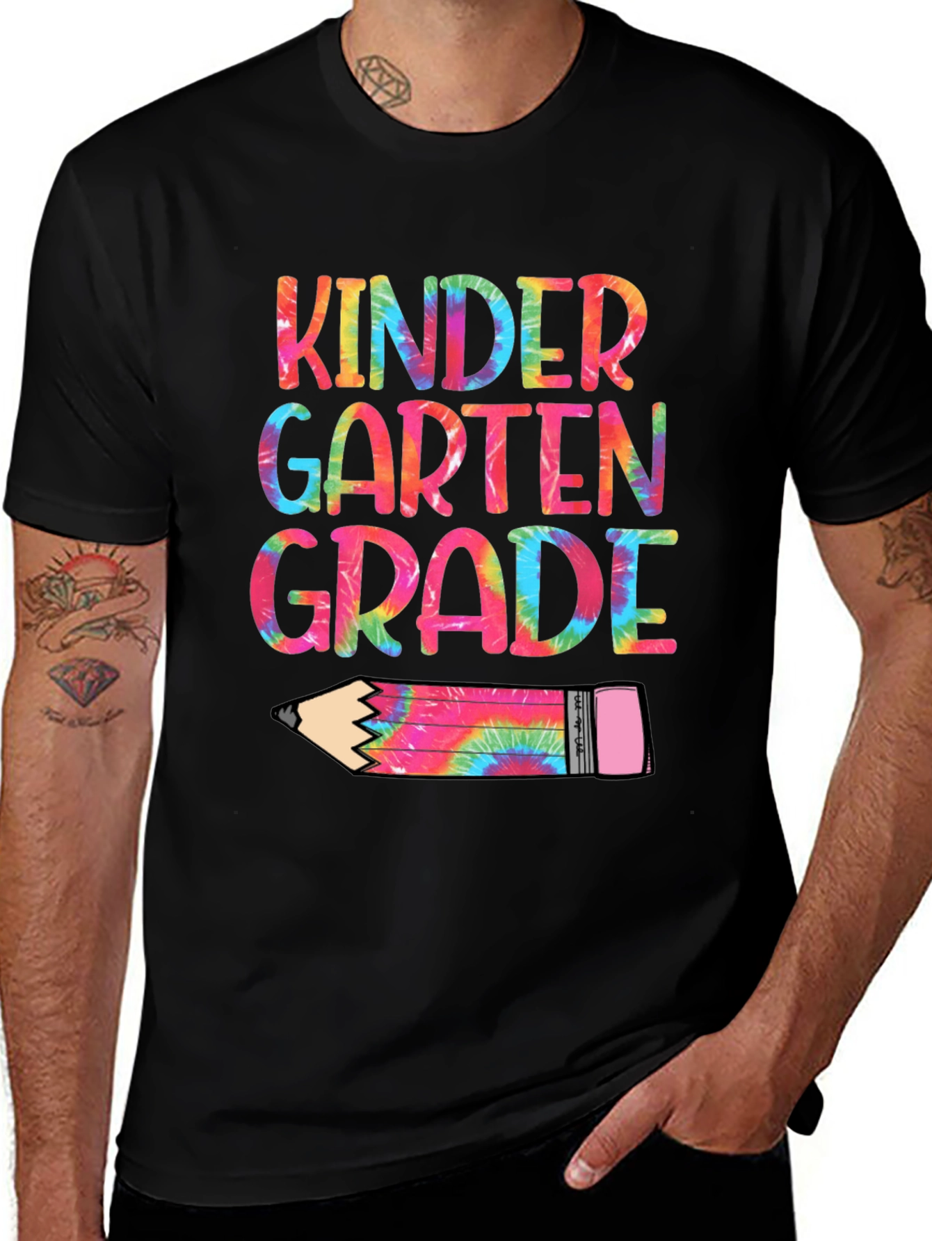 Kindergarten Grade Tie Dye T-Shirt