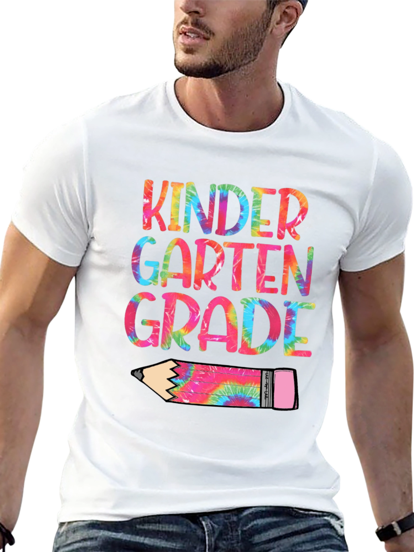 Kindergarten Grade Tie Dye T-Shirt