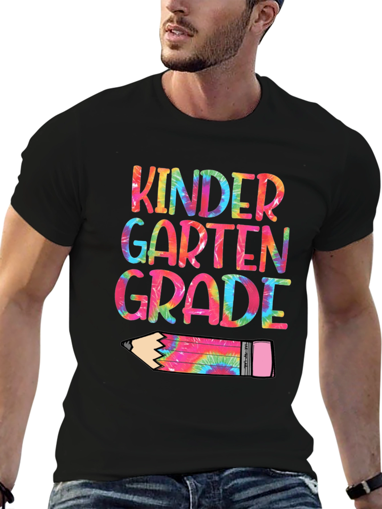 Kindergarten Grade Tie Dye T-Shirt