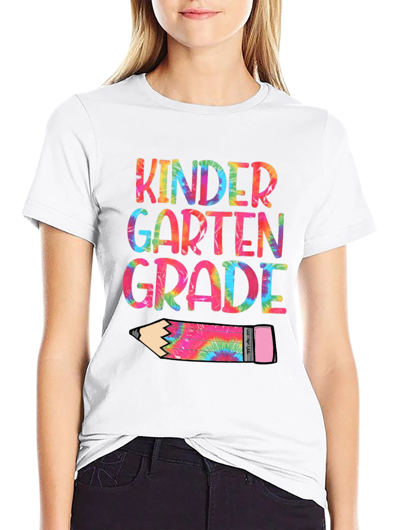 Kindergarten Grade Tie Dye T-Shirt