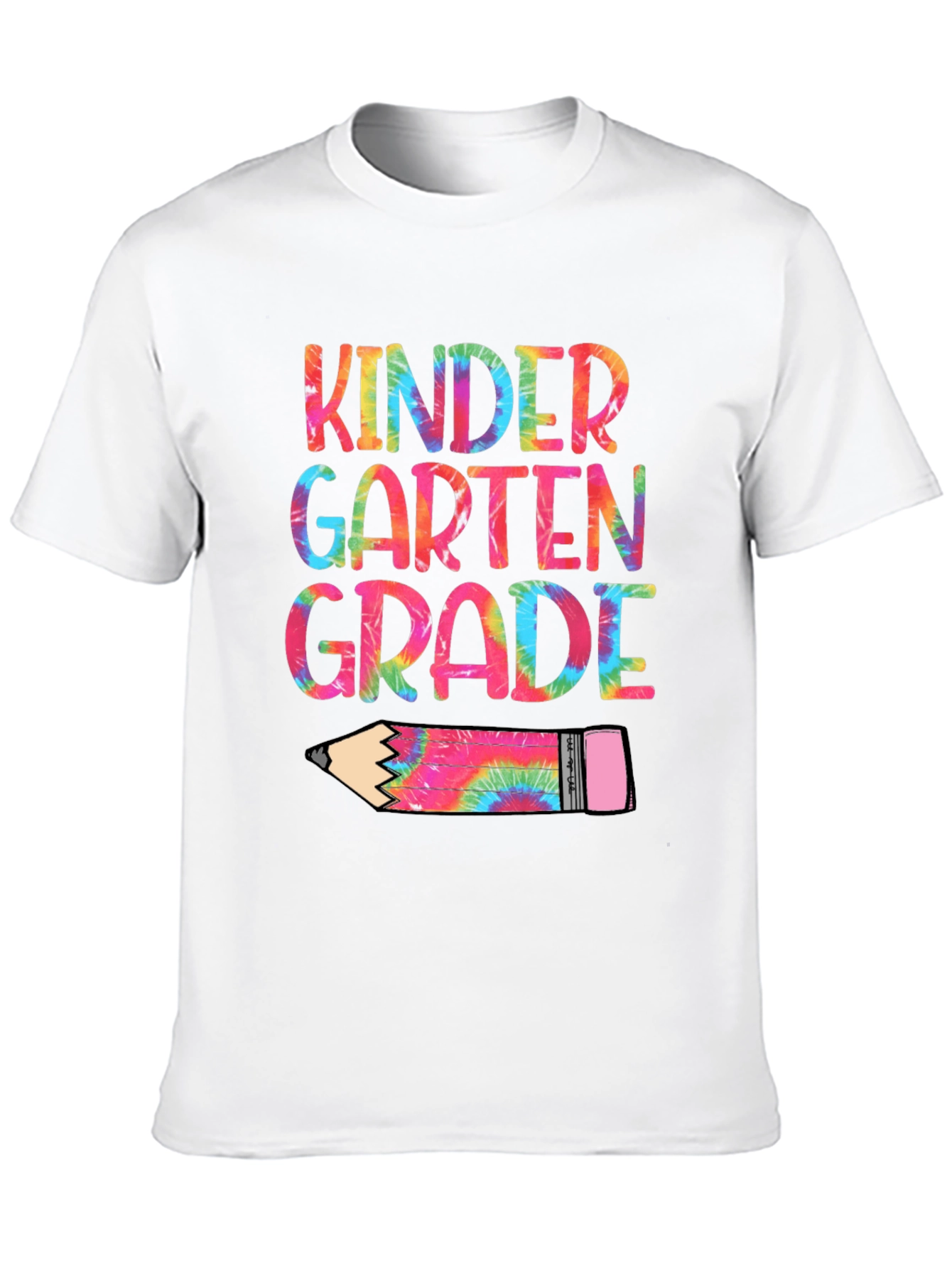 Kindergarten Grade Tie Dye T-Shirt