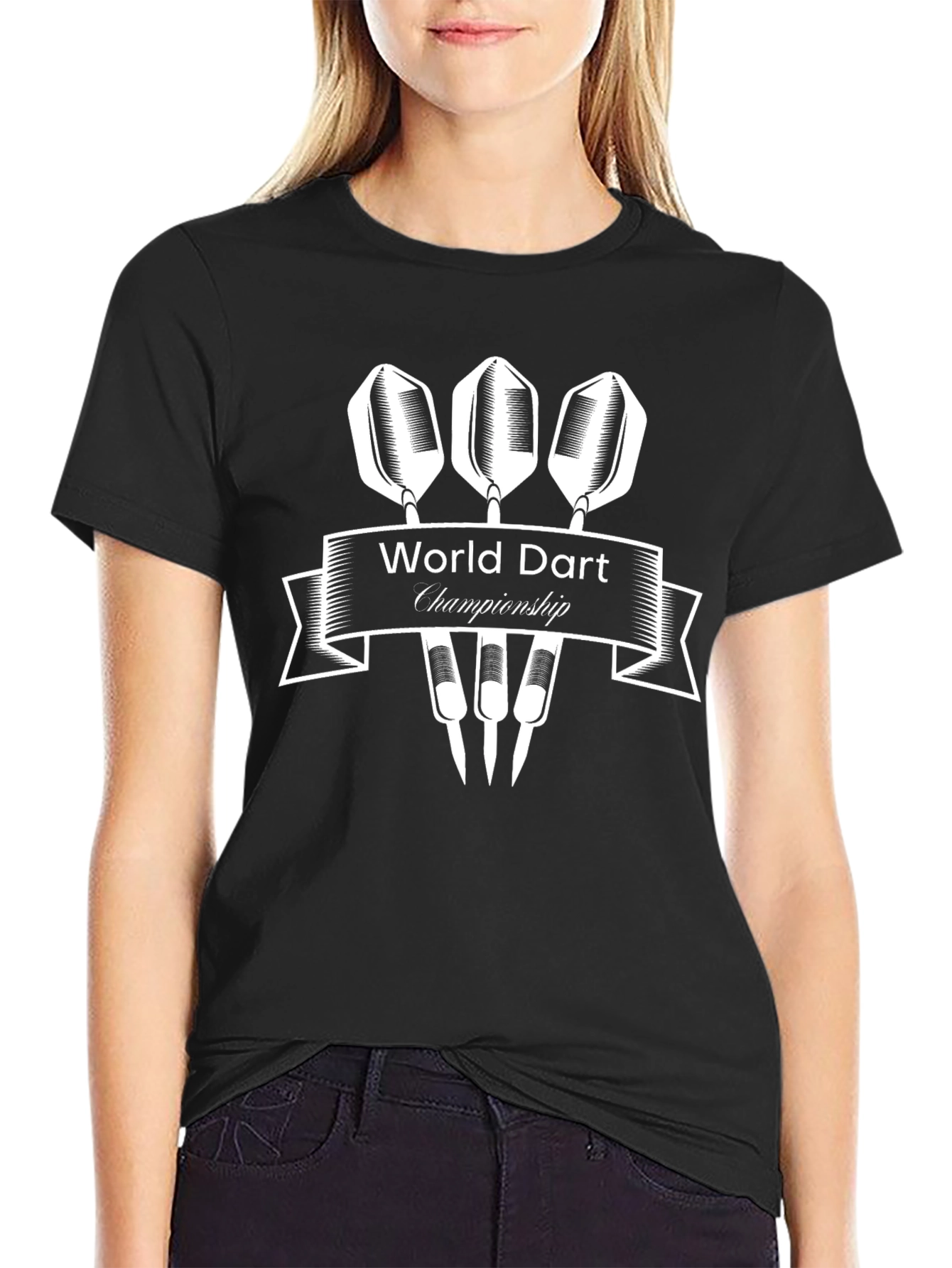 World Dart Championship Black T-Shirt