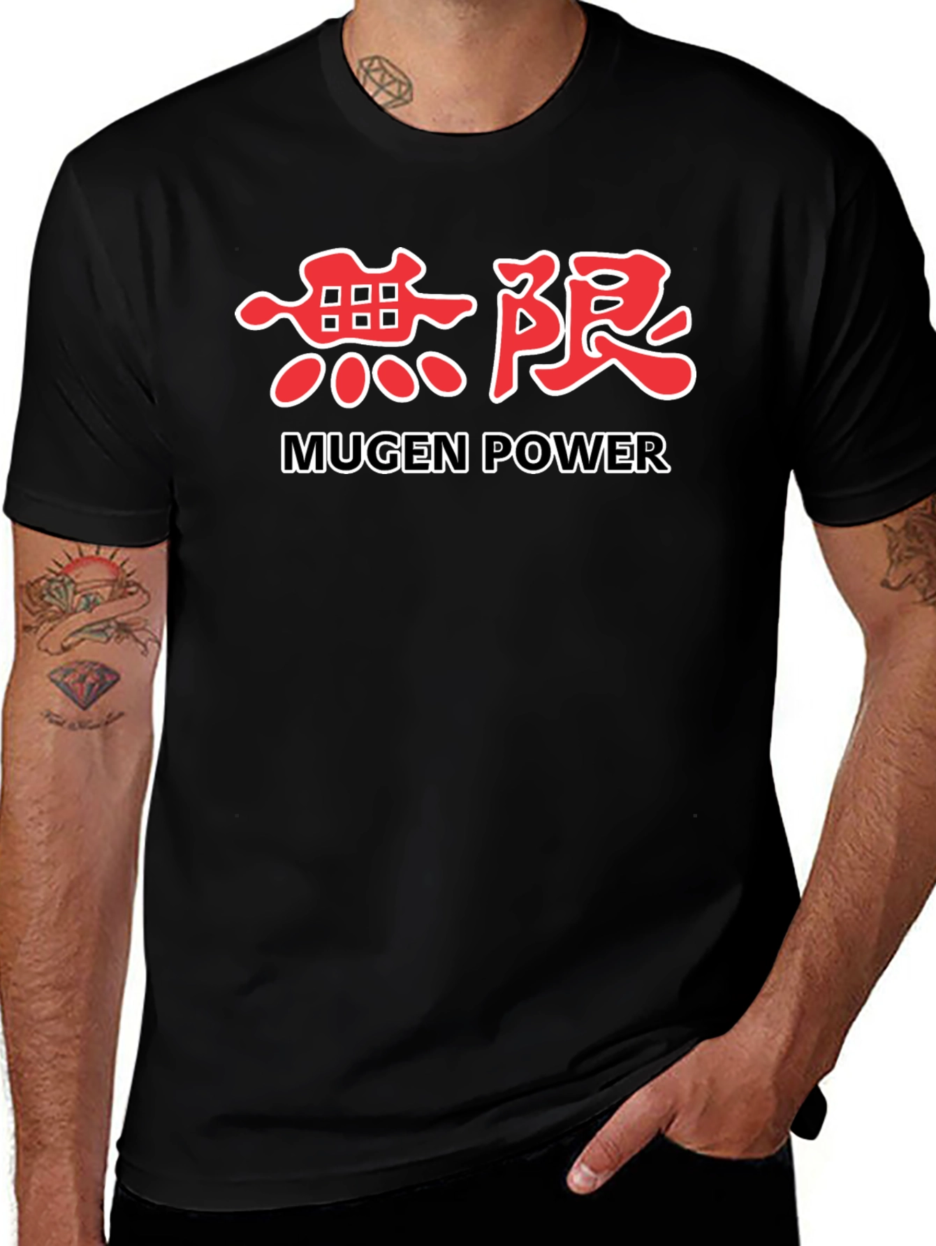 Mugen Power Black T-Shirt - Japanese Graphic Tee