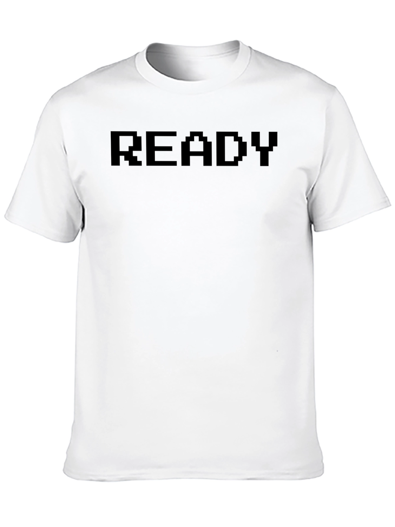Pixel Ready Black T-Shirt - Gamer Style Tee