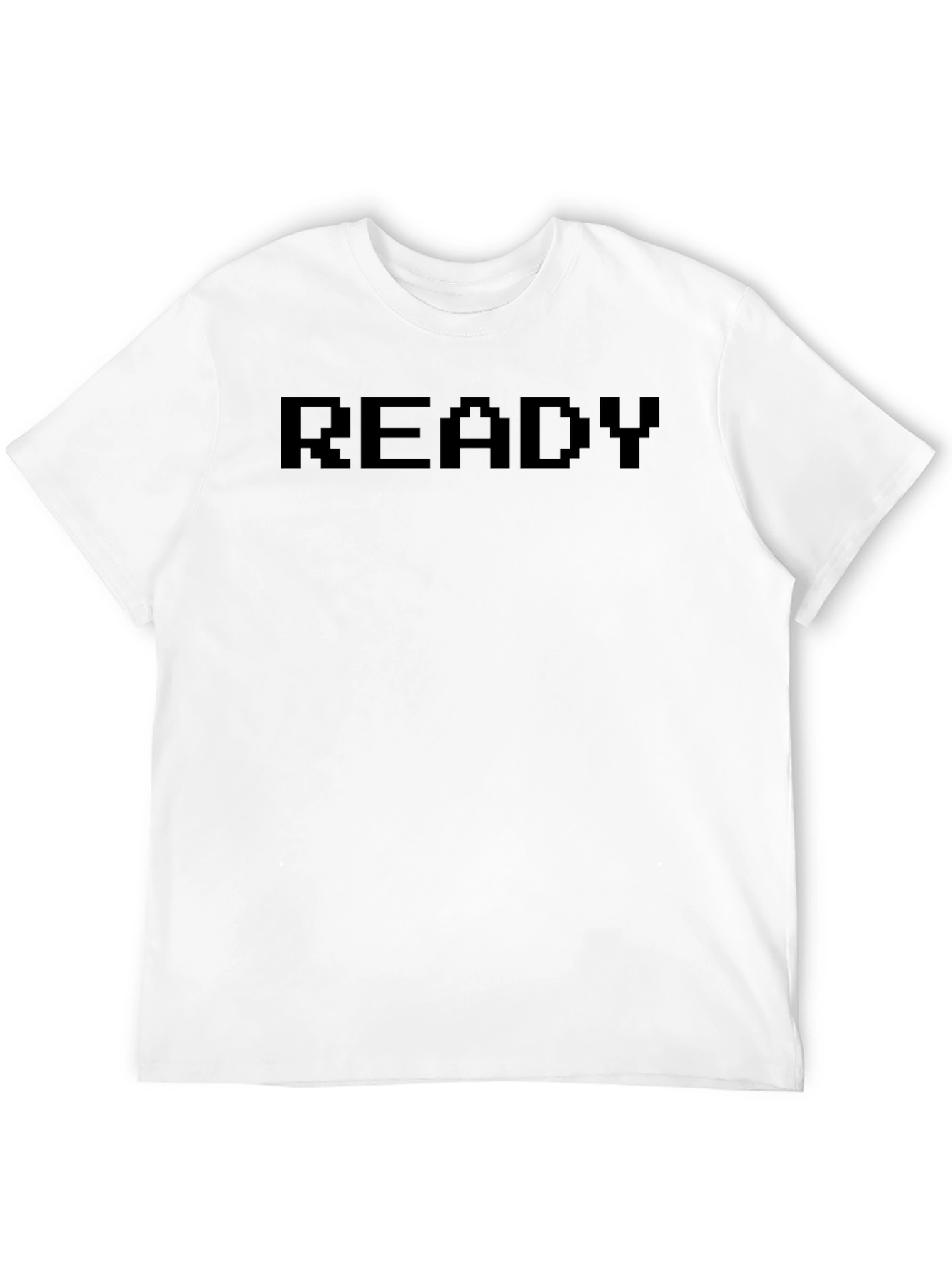 Pixel Ready Black T-Shirt - Gamer Style Tee