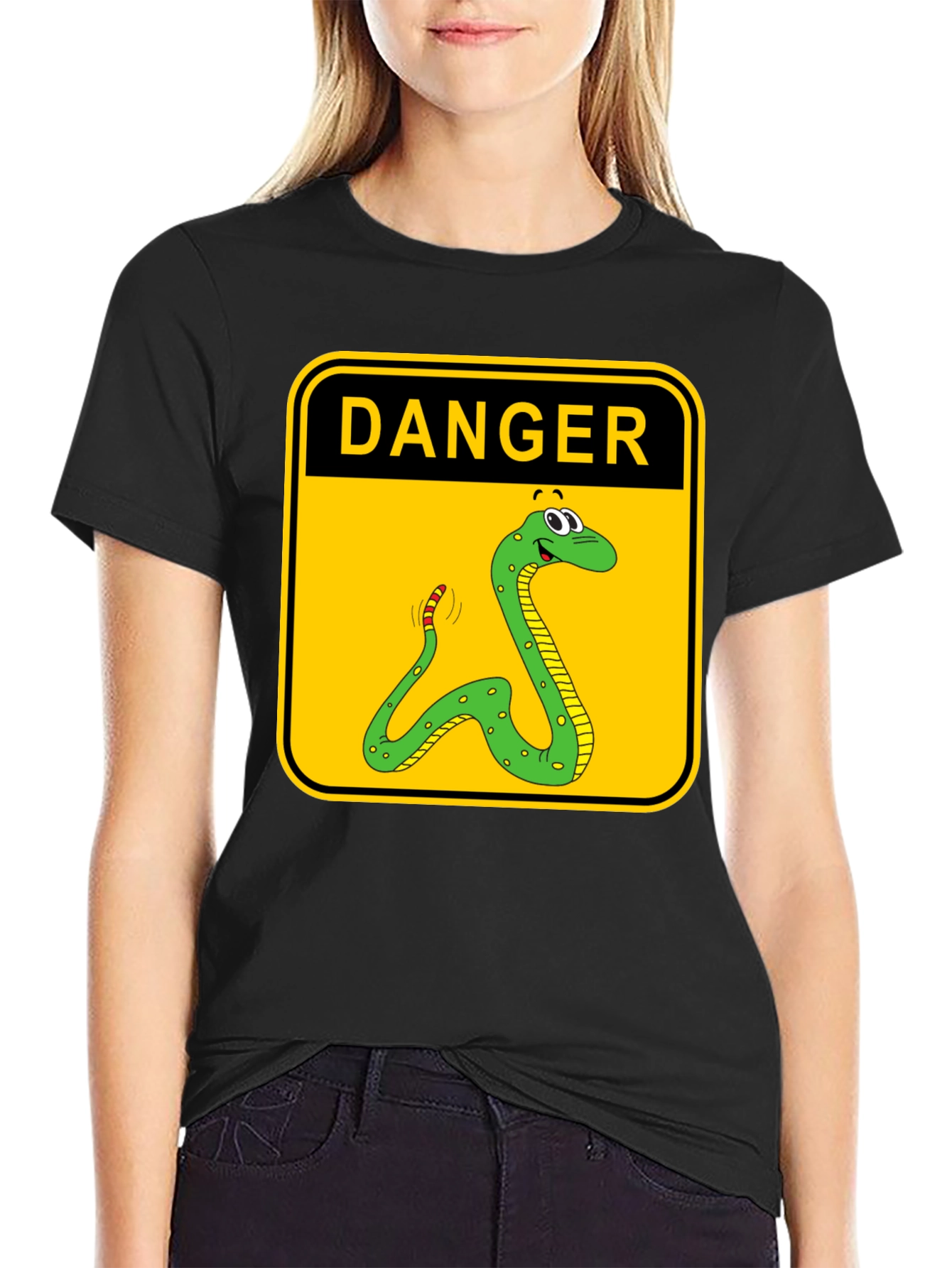 Danger Noodle Tee - Caution Snake T-Shirt