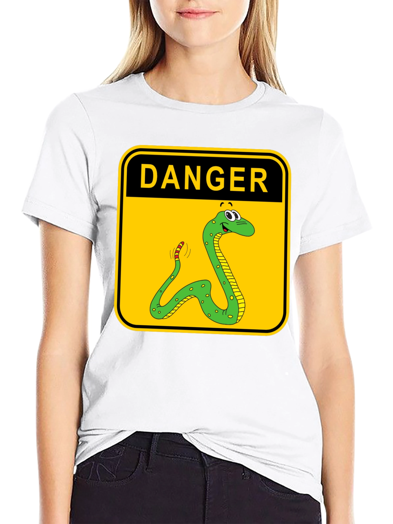 Danger Noodle Tee - Caution Snake T-Shirt
