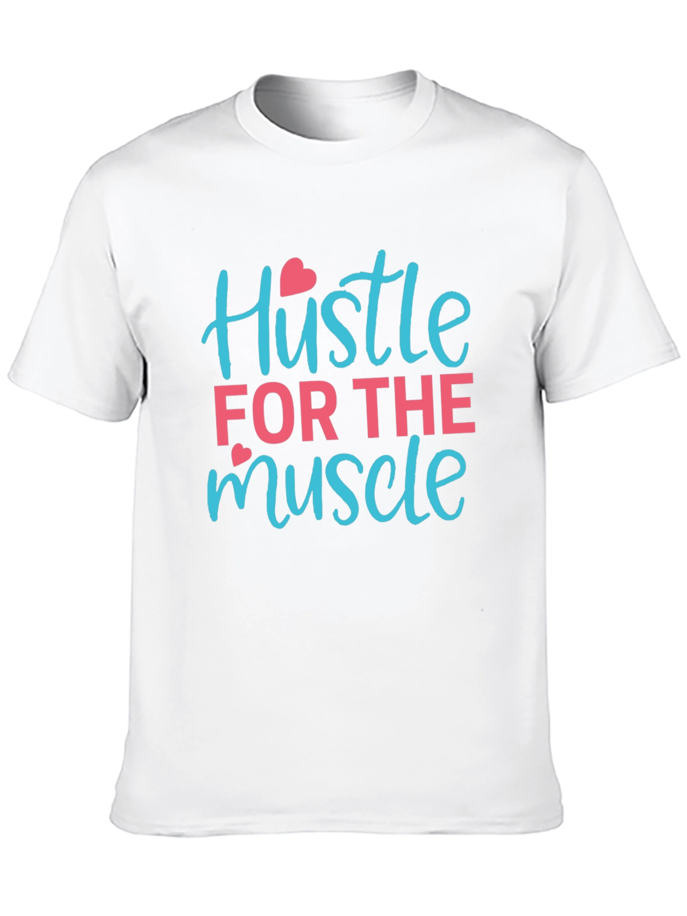 Hustle For The Muscle Black Graphic Tee