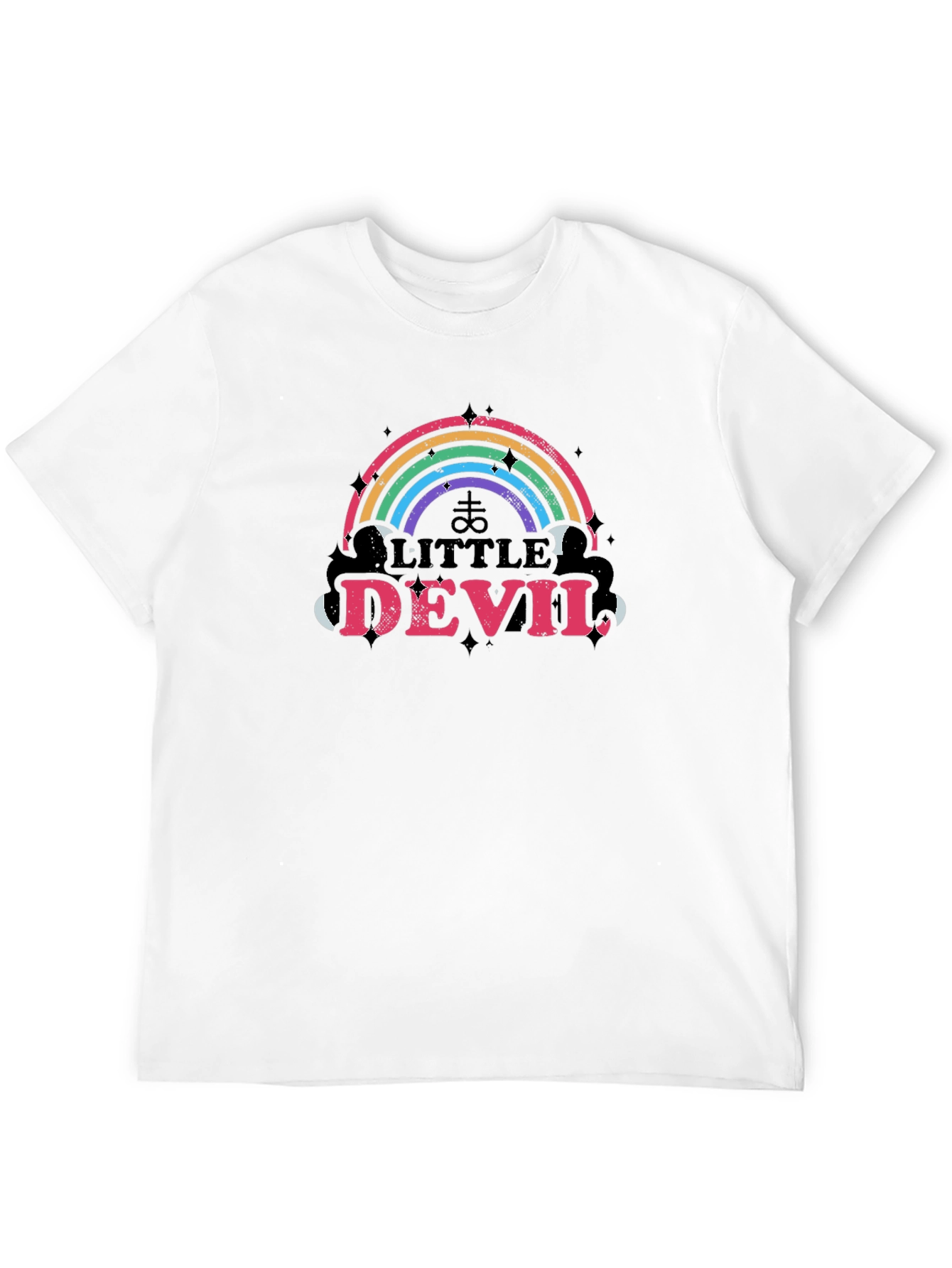 Little Devil Rainbow Graphic T-Shirt