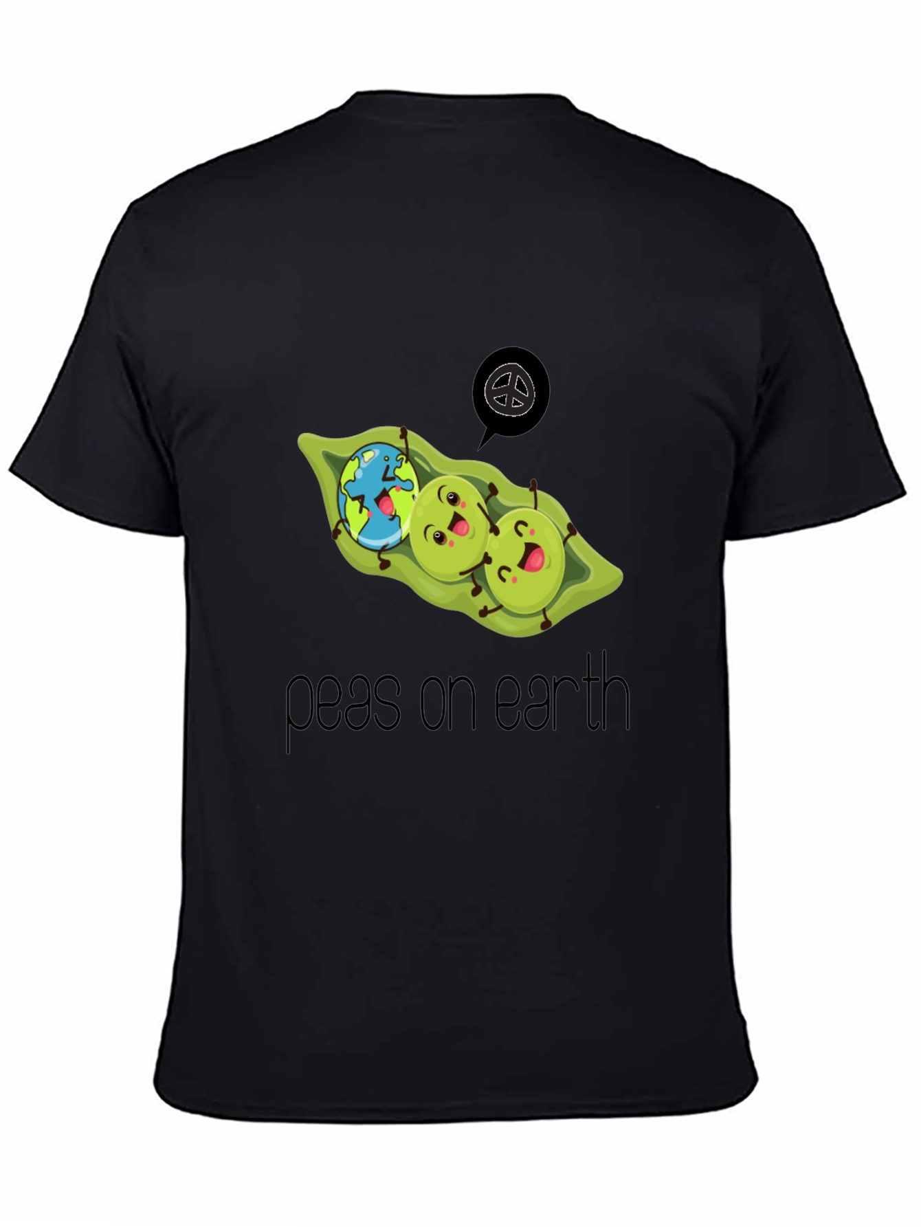 Peas On Earth T-Shirt - Eco Friendly Design