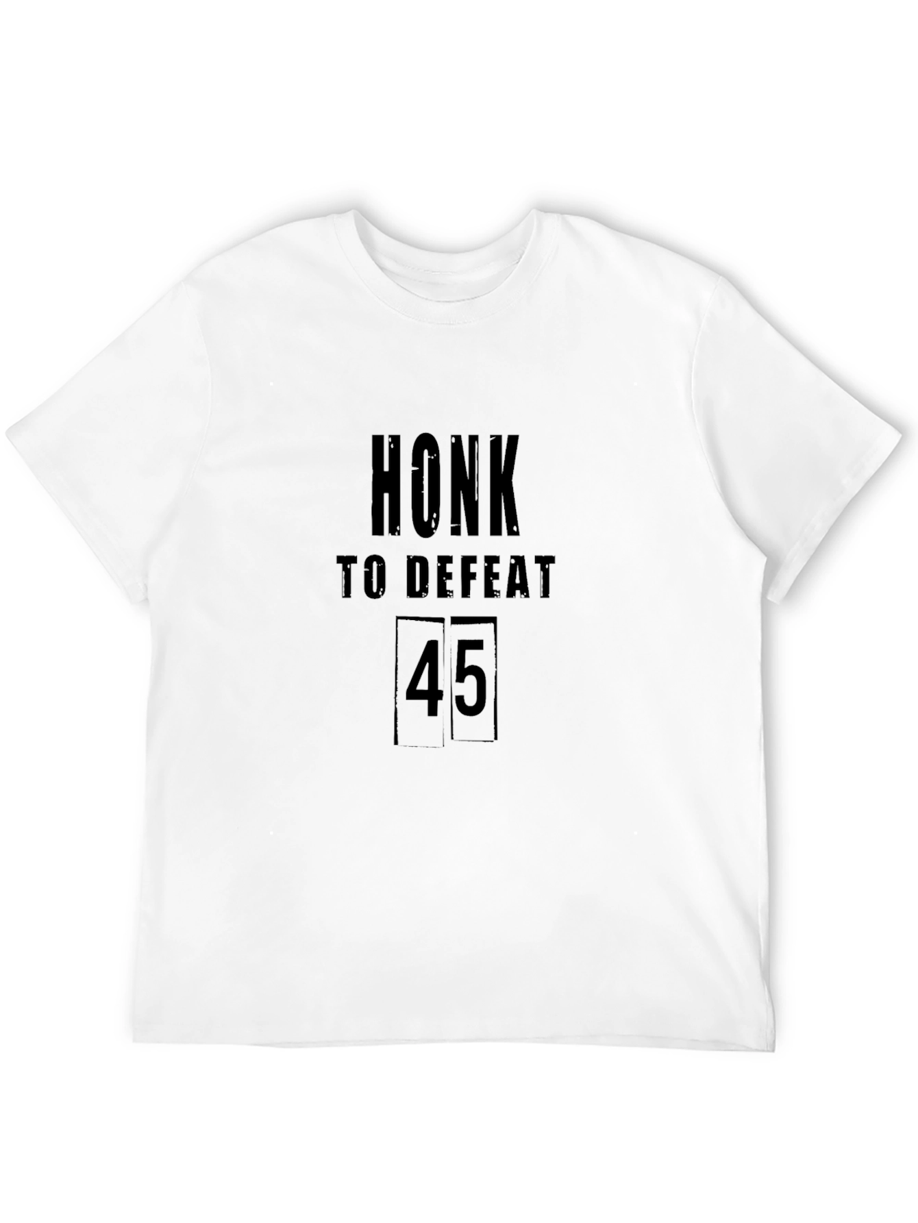 Honk to Defeat 45 Black T-Shirt