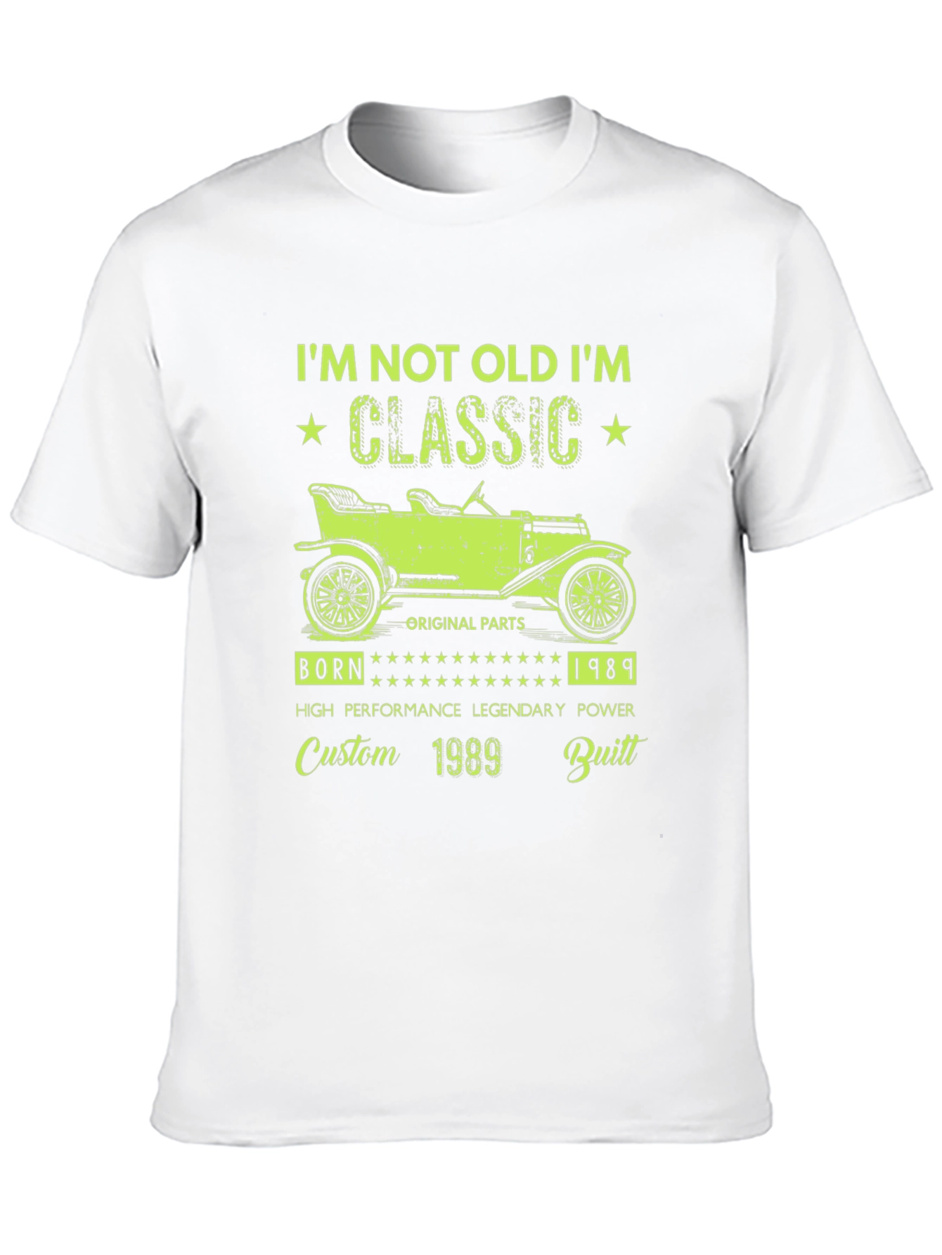 Classic Car T-Shirt - Born 1989