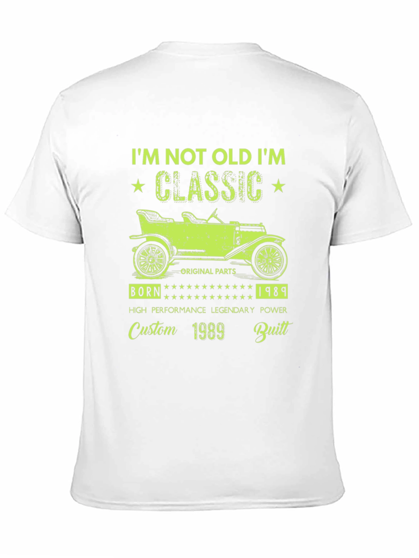 Classic Car T-Shirt - Born 1989