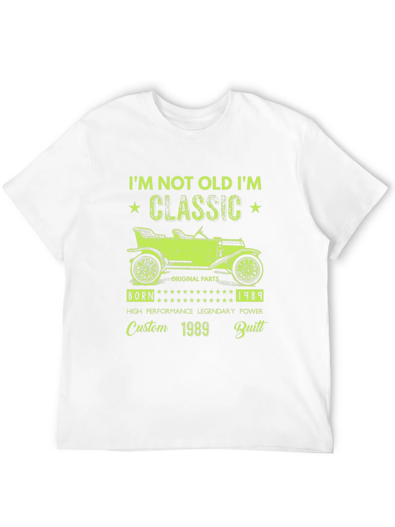 Classic Car T-Shirt - Born 1989