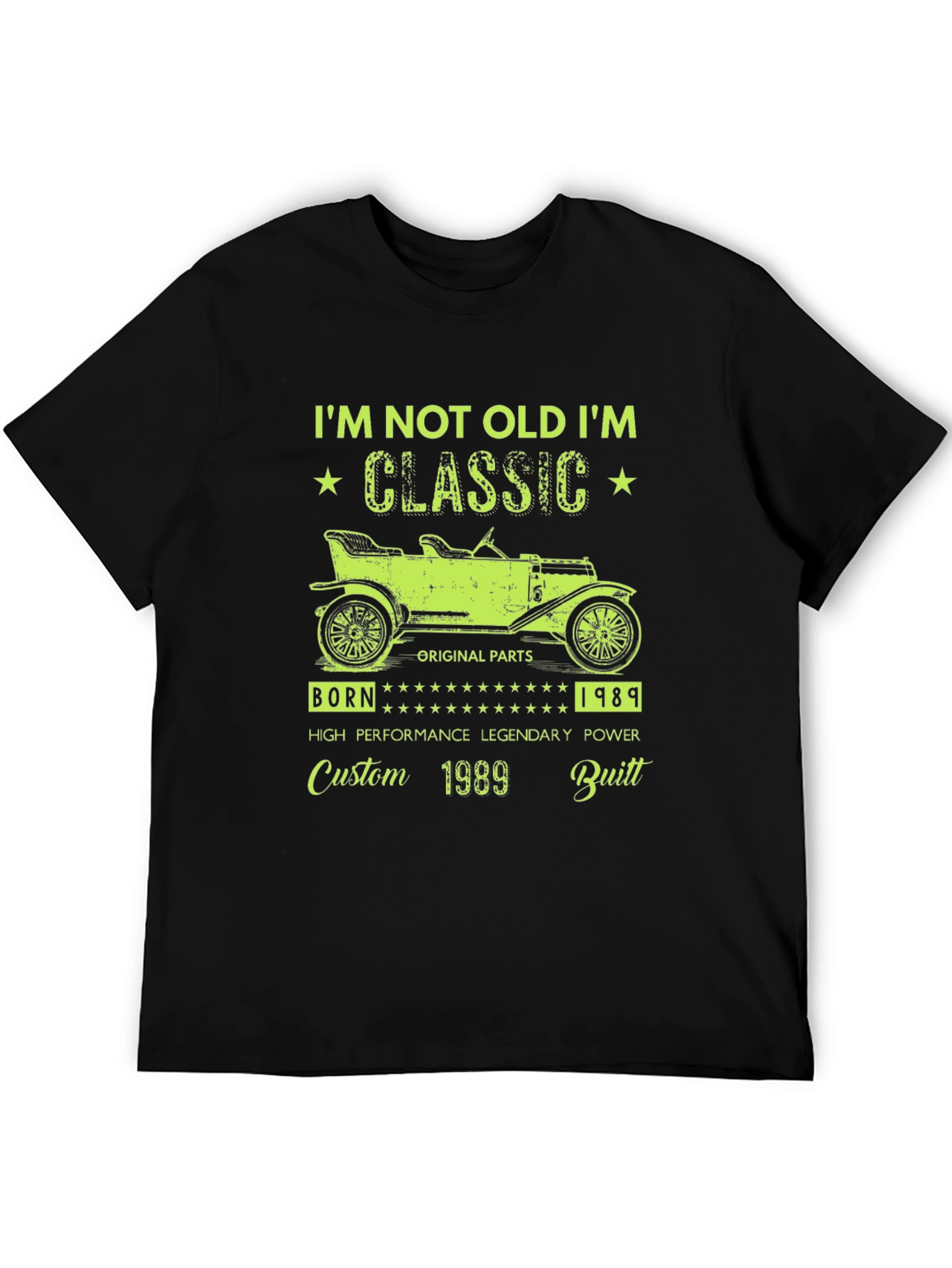 Classic Car T-Shirt - Born 1989