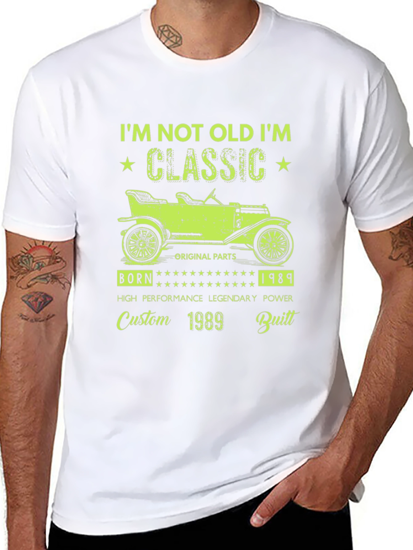 Classic Car T-Shirt - Born 1989