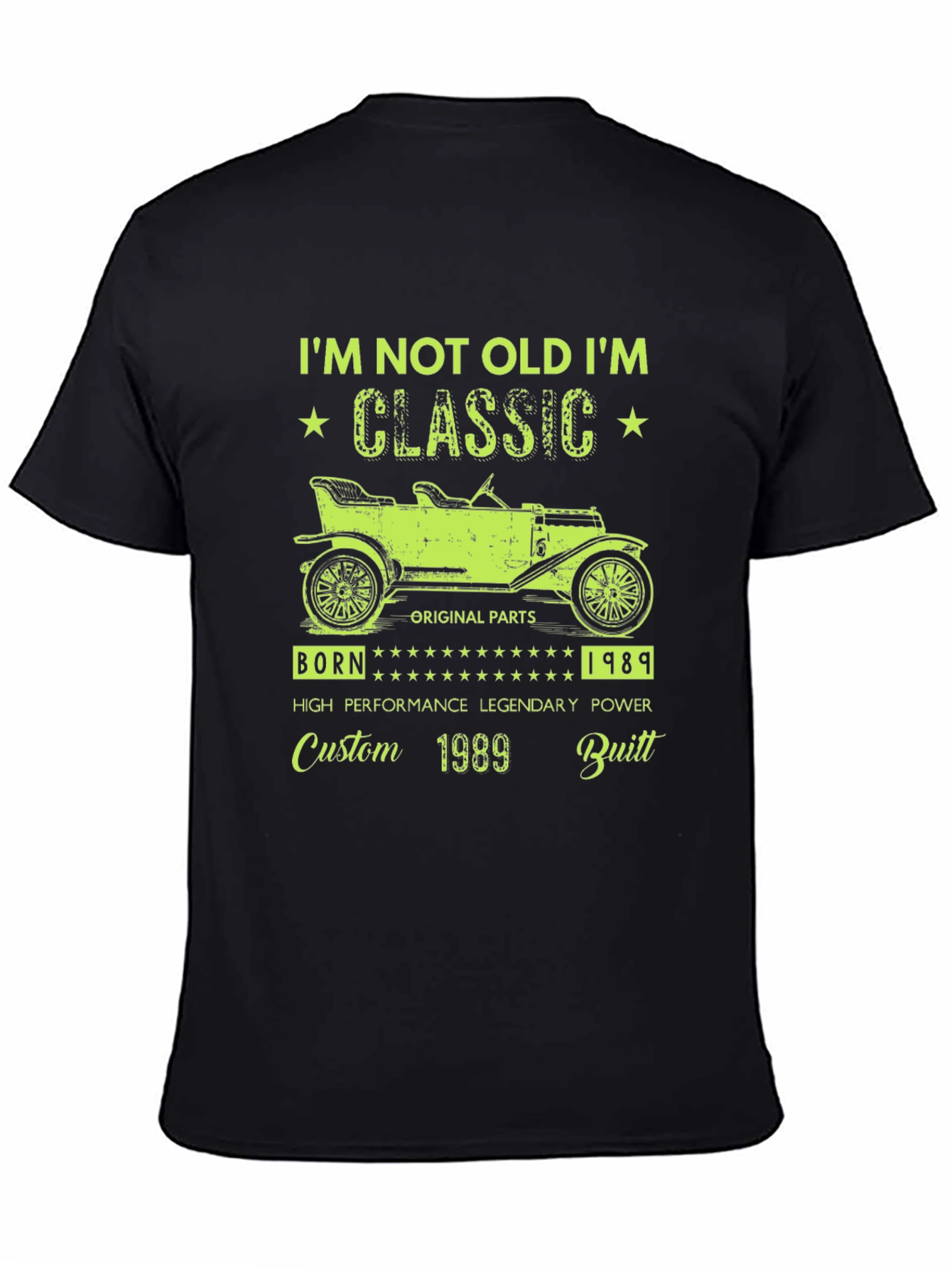 Classic Car T-Shirt - Born 1989