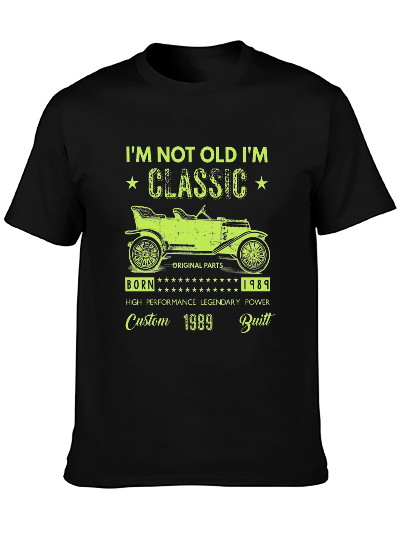 Classic Car T-Shirt - Born 1989