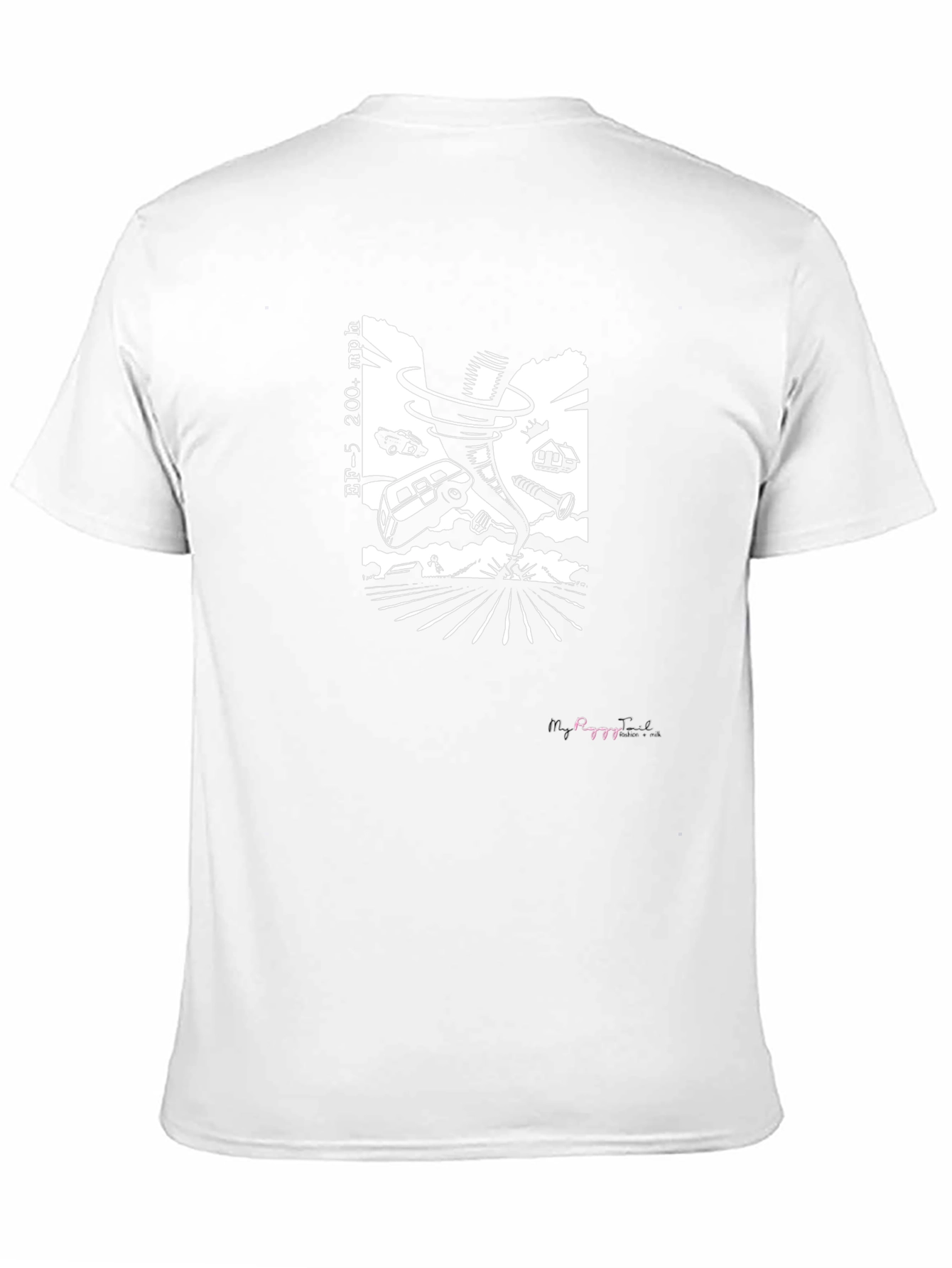 EF-5 Tornado Black T-Shirt