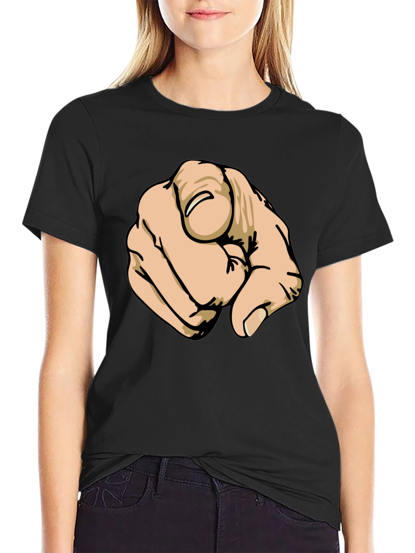 Pointing Finger Graphic T-Shirt - You!