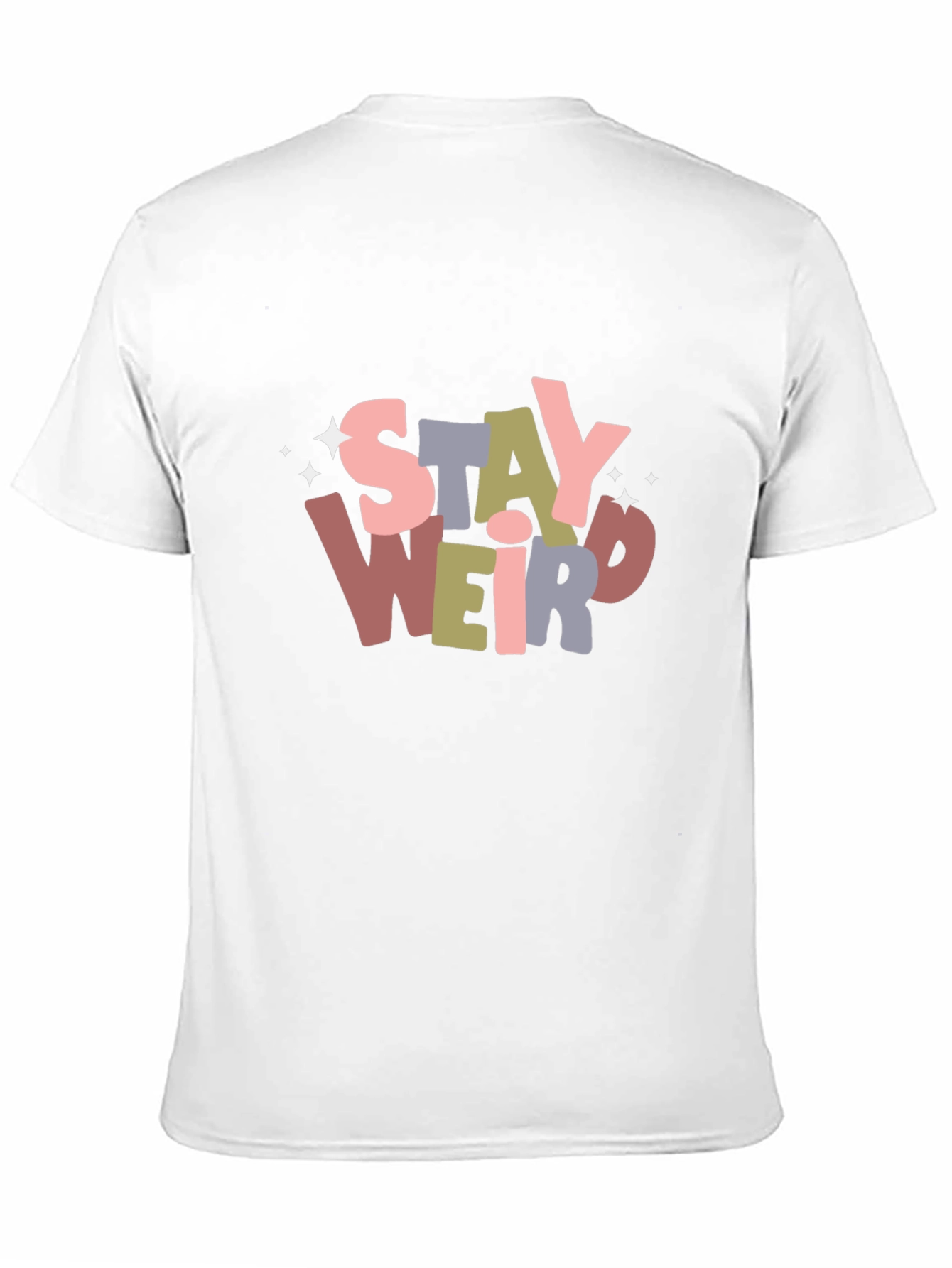 Stay Weird Graphic Tee - Unisex Softstyle T-Shirt