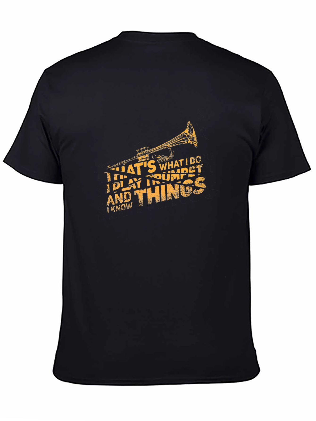 Trumpet Player Black T-Shirt - Thats What I Do