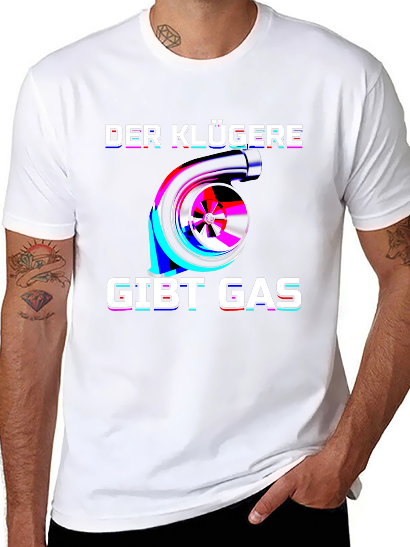 Der Klügere Gibt Gas T-Shirt