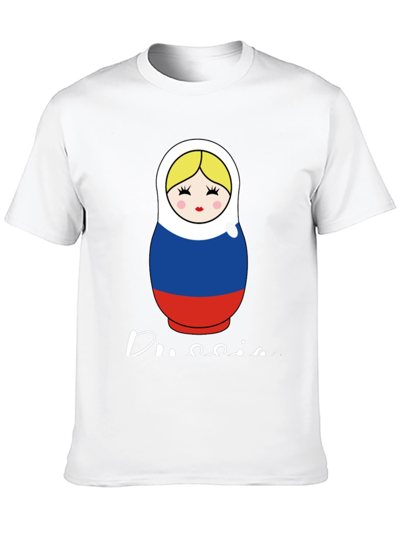 Matryoshka Doll Russia Flag Graphic Tee