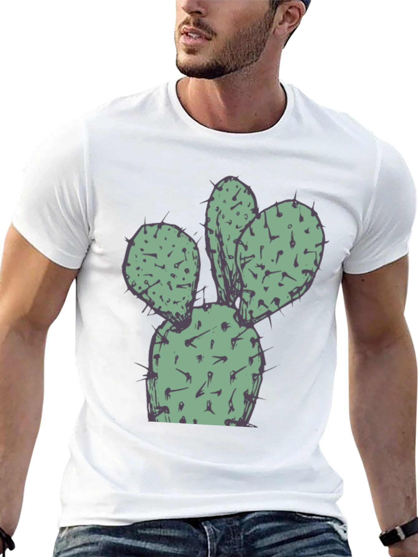Cactus Graphic Tee - Soft & Stylish!