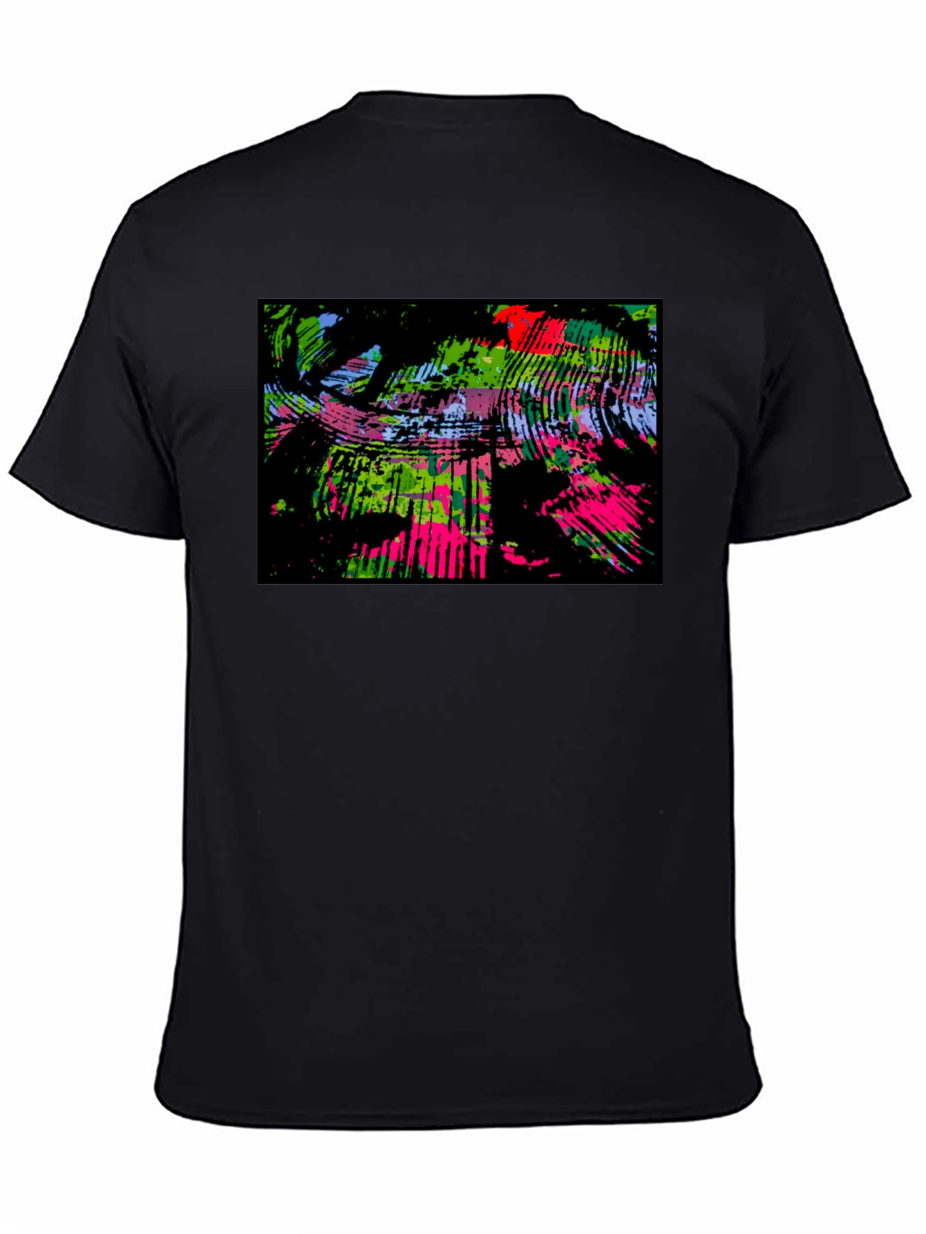 Abstract Art Black T-Shirt