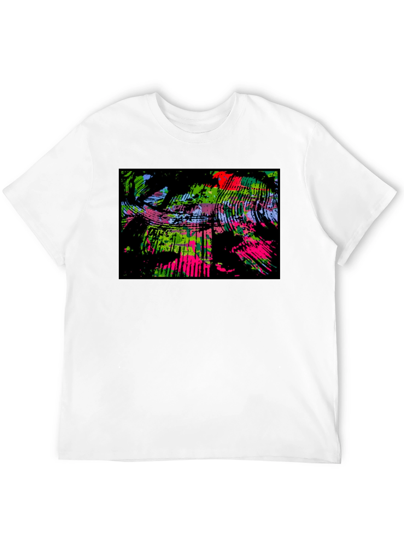 Abstract Art Black T-Shirt