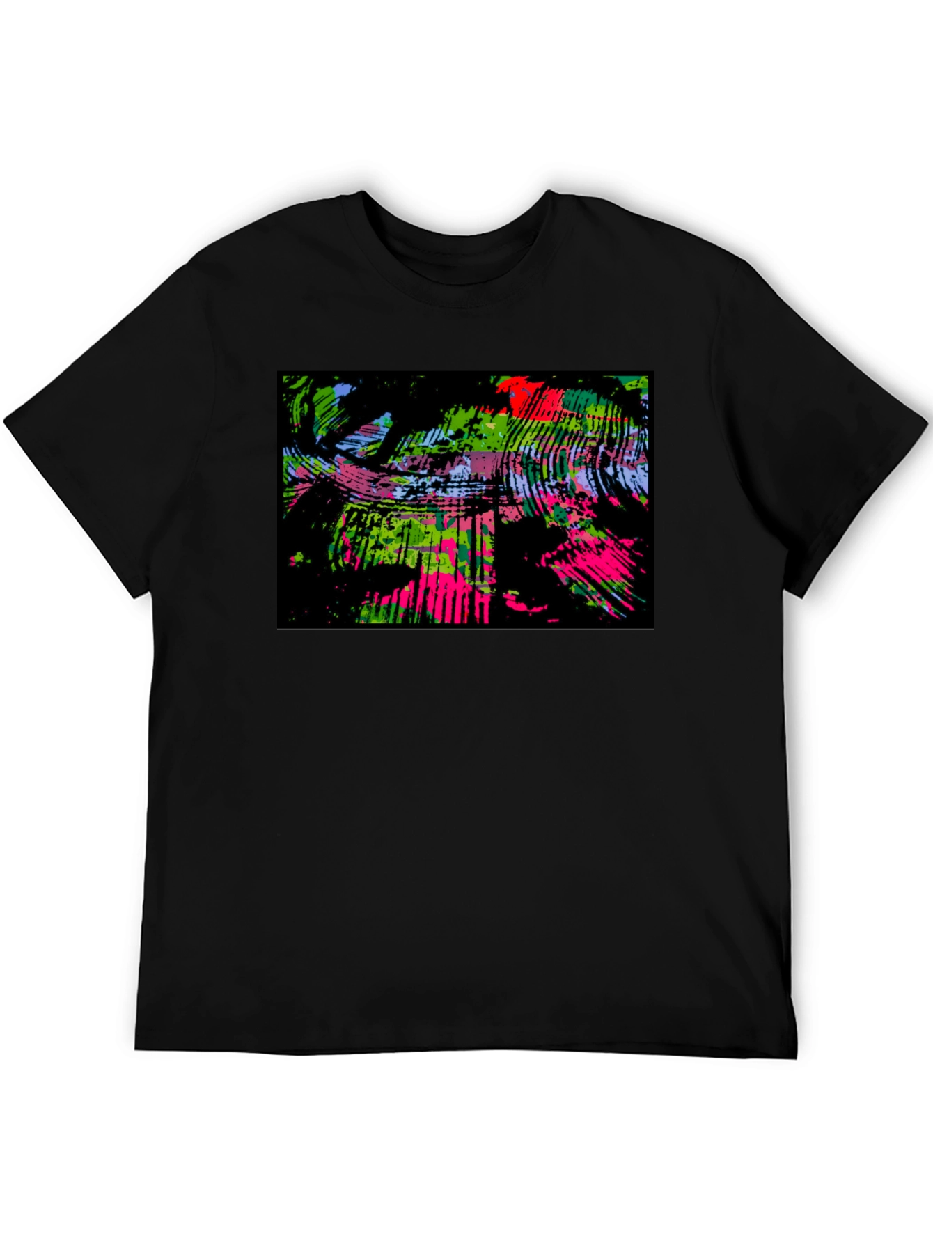 Abstract Art Black T-Shirt