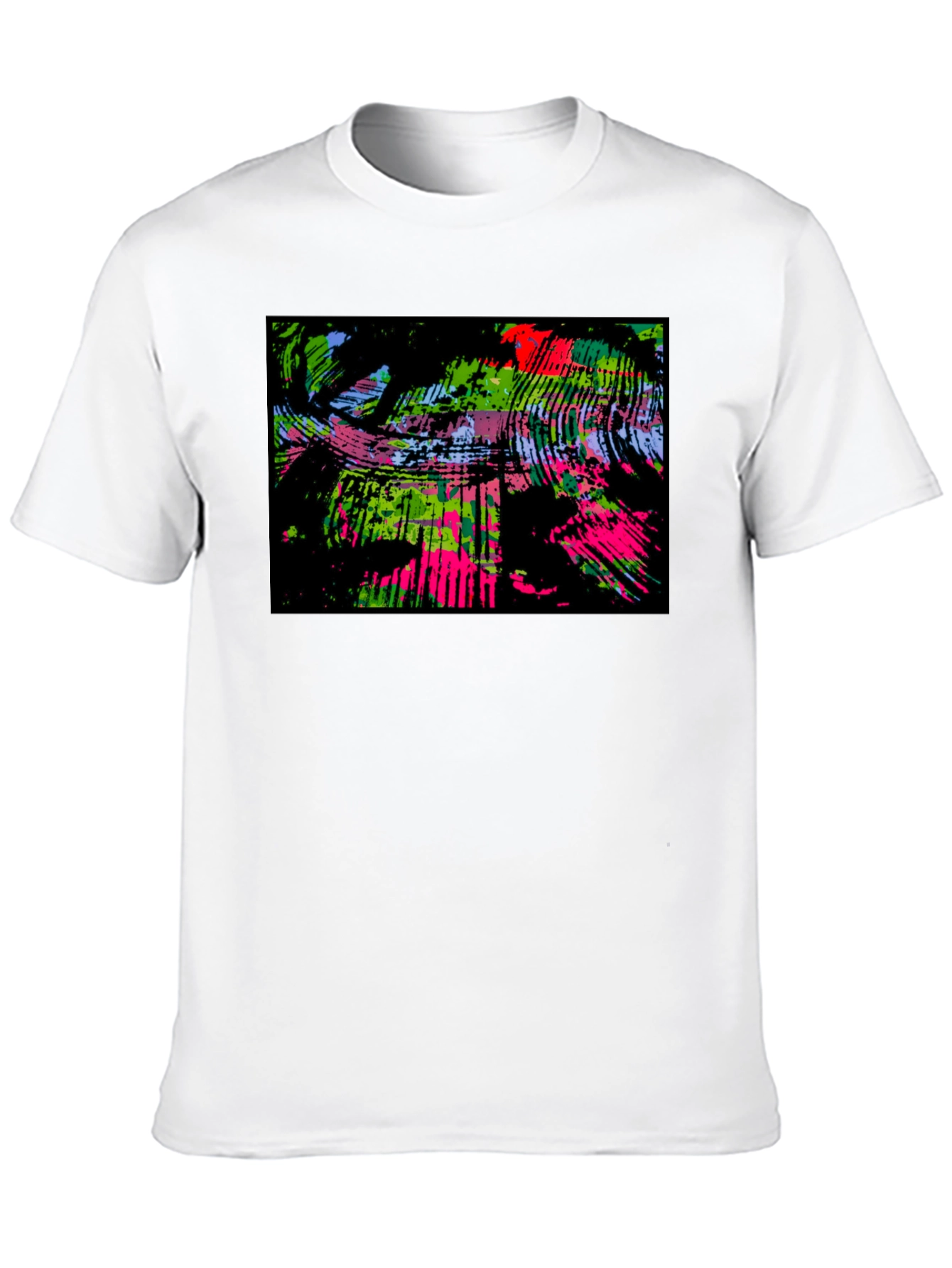 Abstract Art Black T-Shirt
