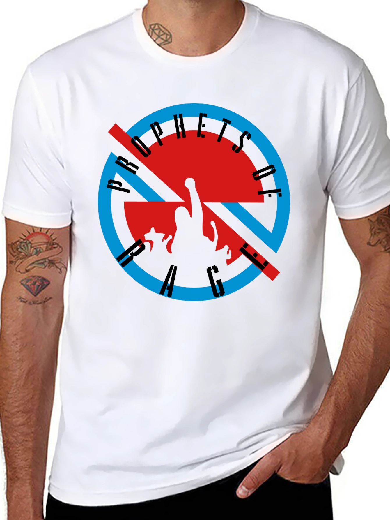 Prophets of Rage T-Shirt: Circle Logo Graphic Tee