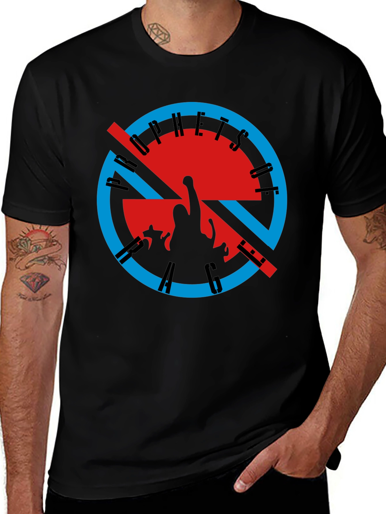 Prophets of Rage T-Shirt: Circle Logo Graphic Tee