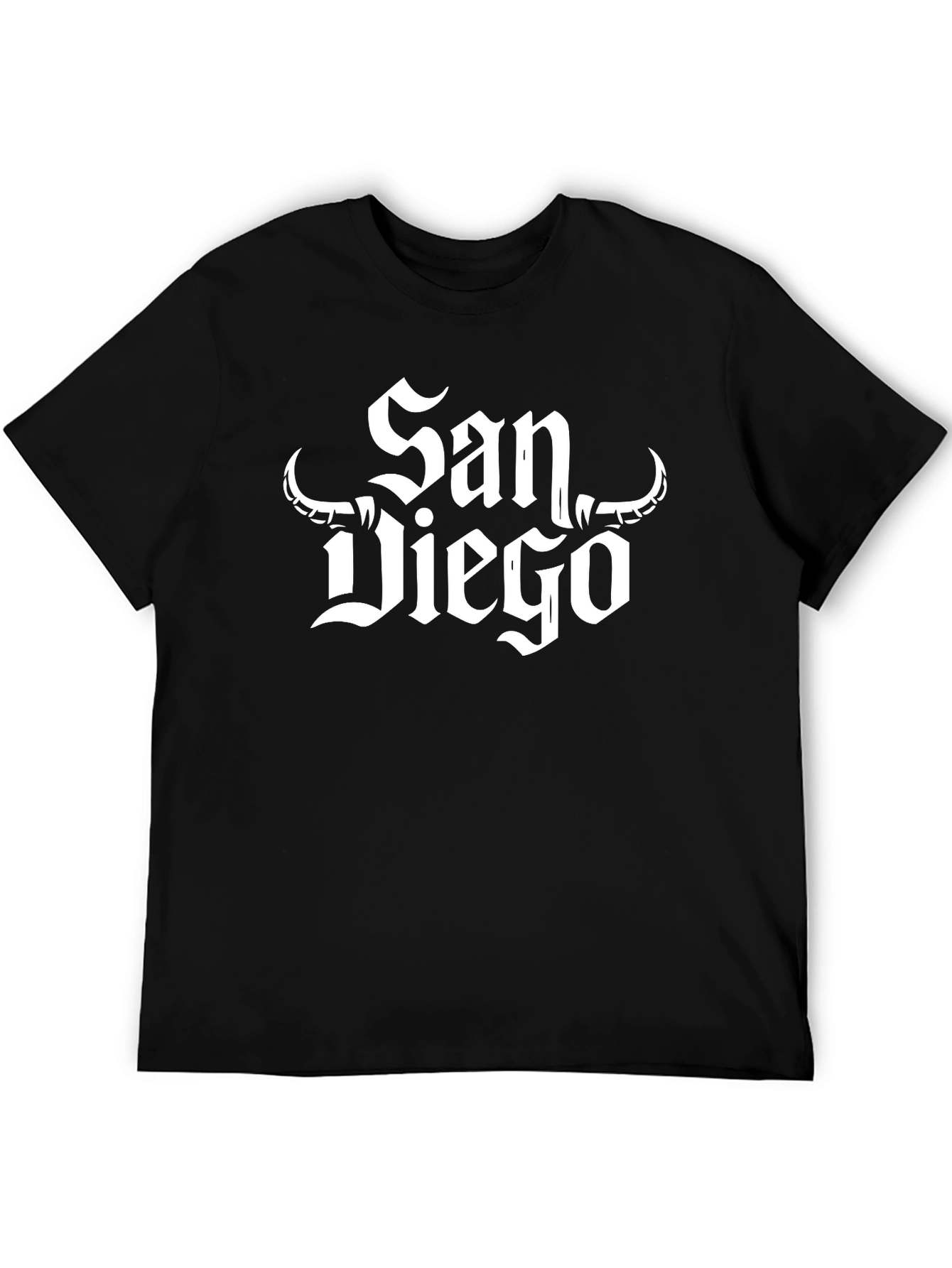 San Diego Graphic Tee - Black Crew Neck