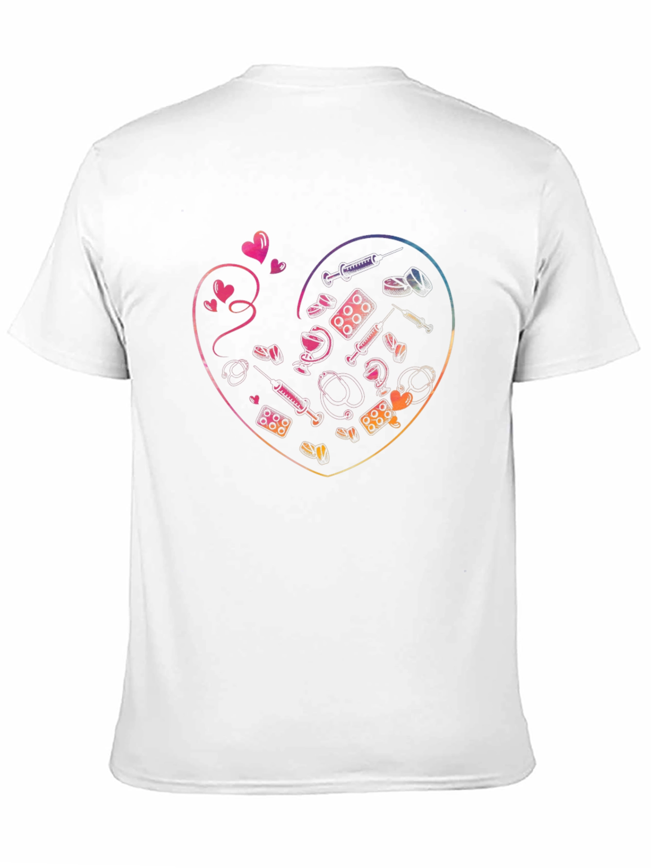 Nurse Heart T-Shirt - Healthcare Hero Tee
