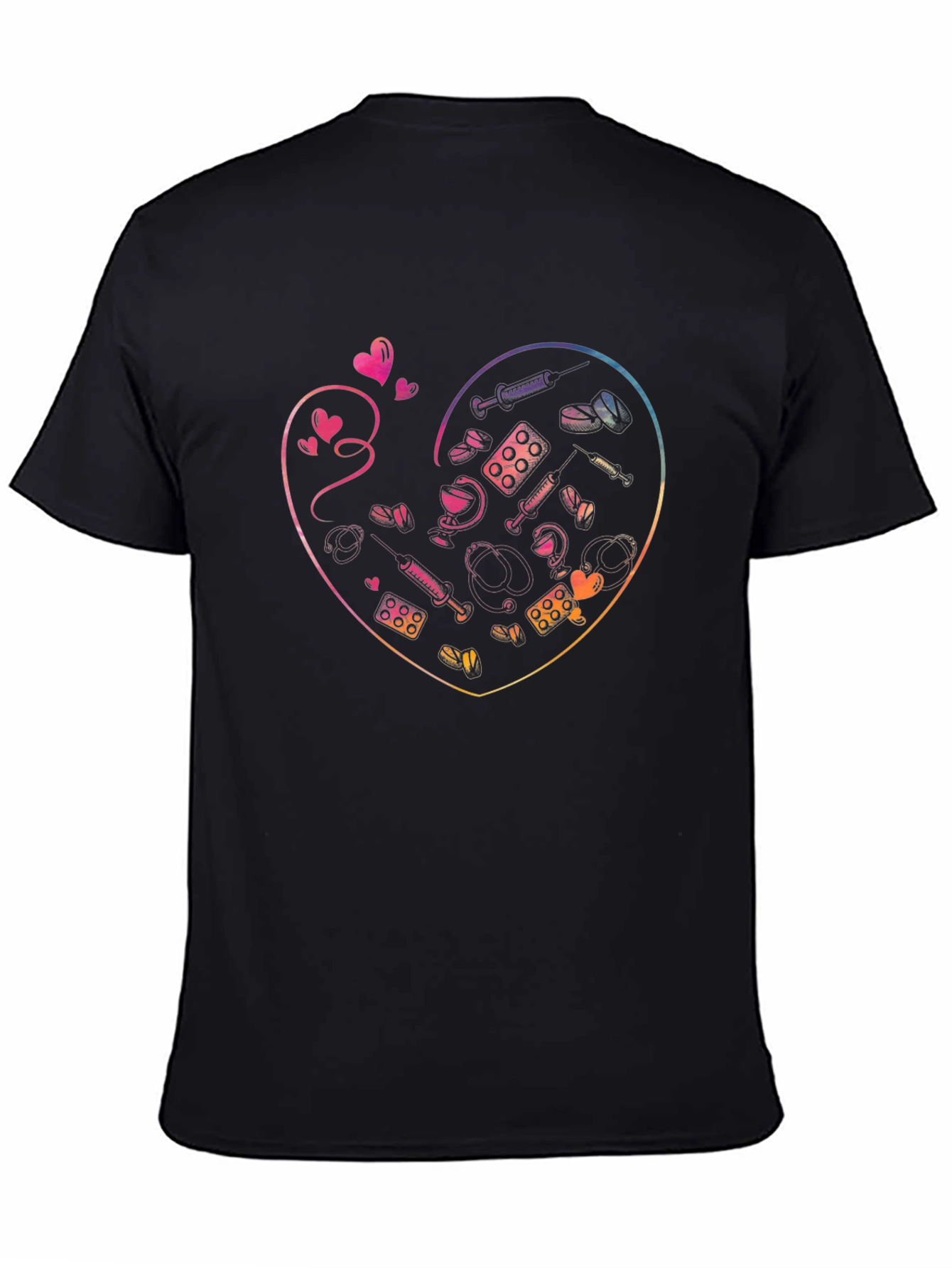 Nurse Heart T-Shirt - Healthcare Hero Tee
