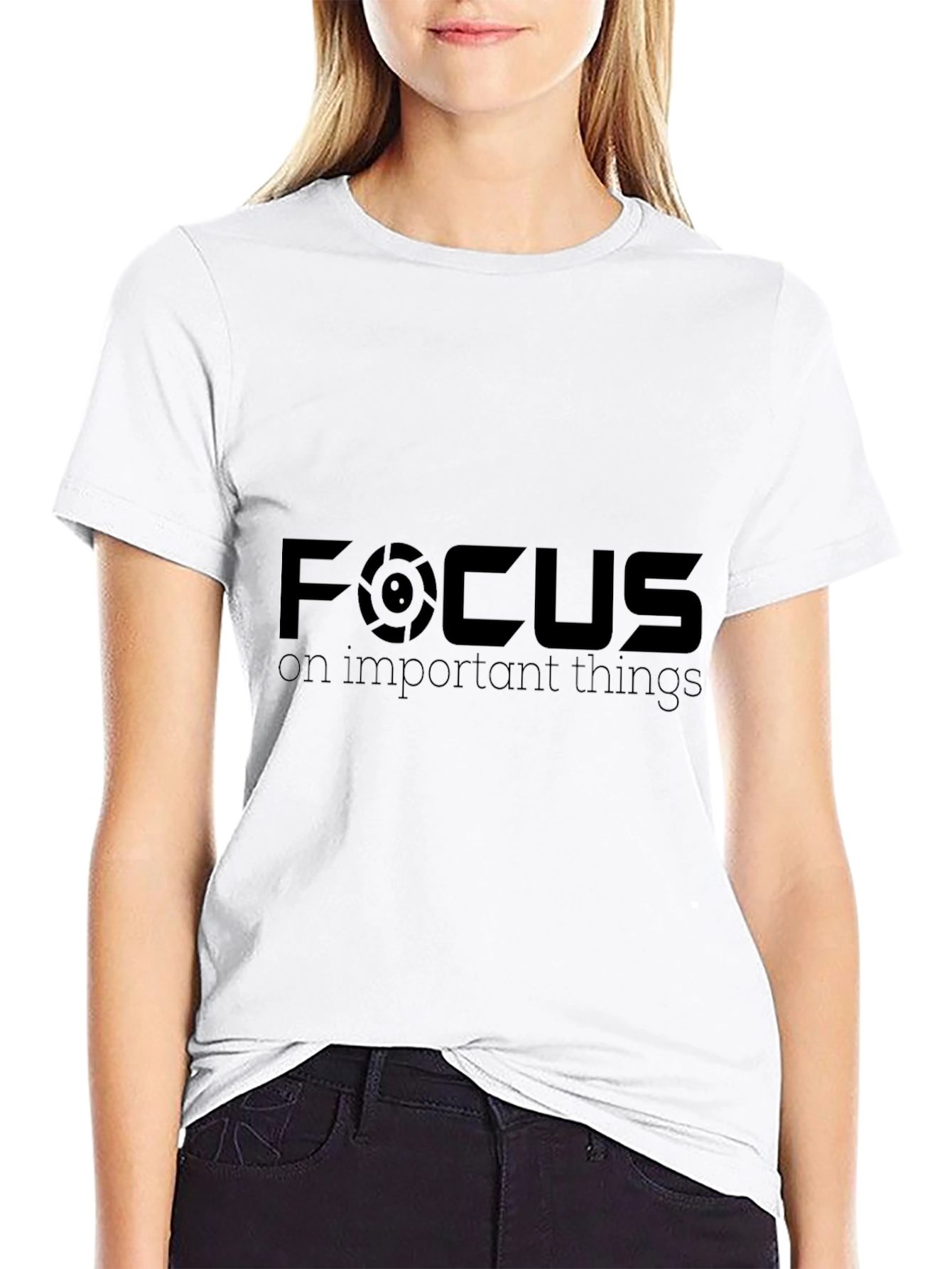 Focus on Important Things Graphic T-Shirt